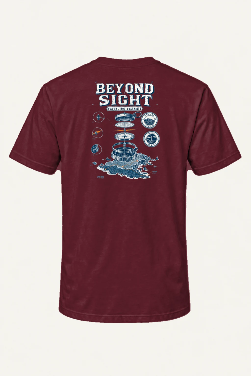 "Beyond Sight" Heavyweight Unisex Crewneck T-shirt | Gildan 5000