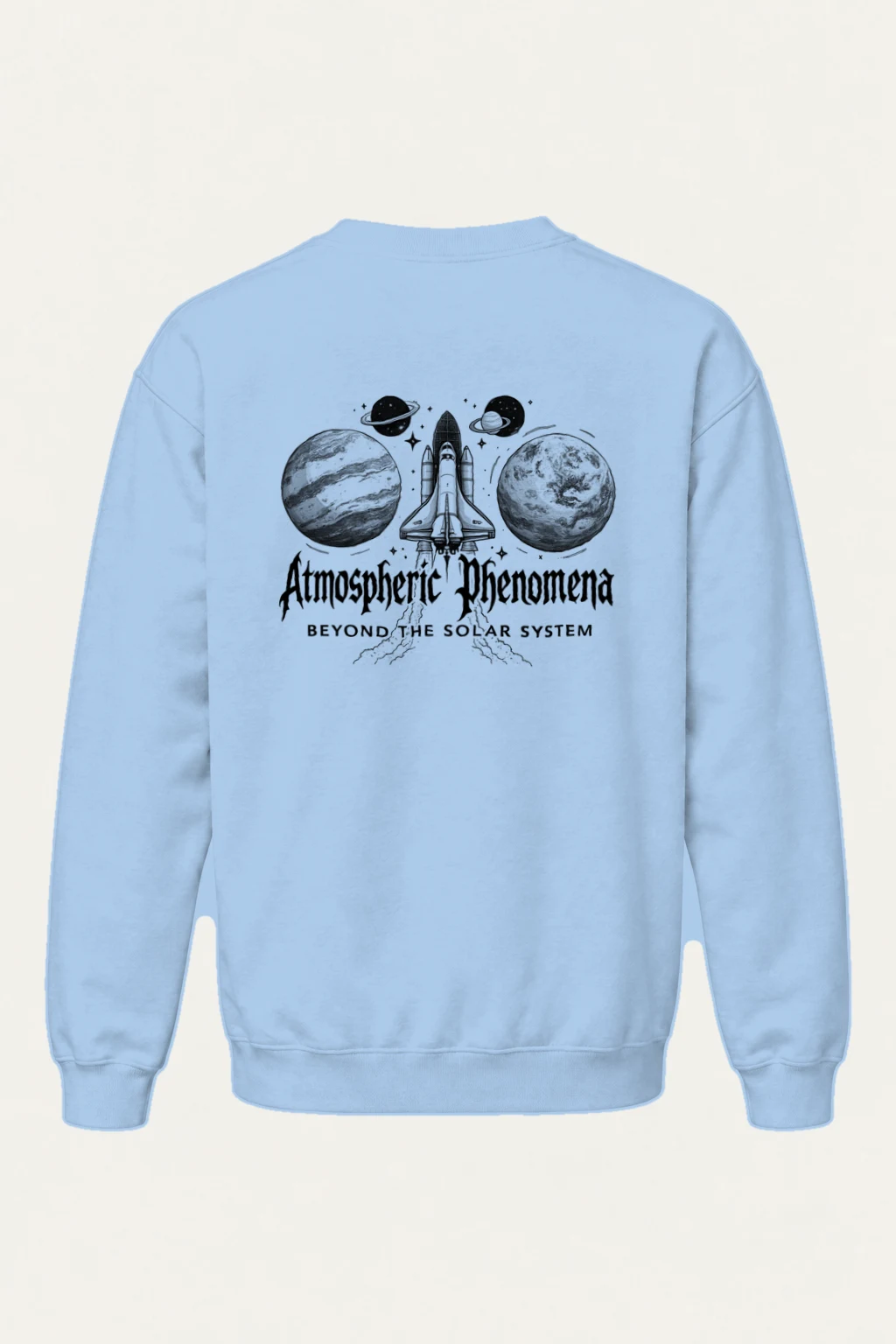 "Beyond The Solar System" Heavy Blend Unisex Crewneck Sweatshirt | Gildan 18000