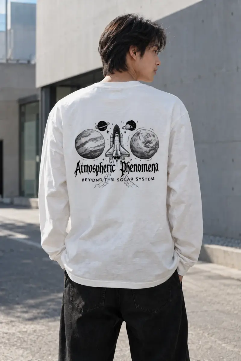 “Beyond The Solar System” Unisex Longsleeve T-shirt | Gildan 2400