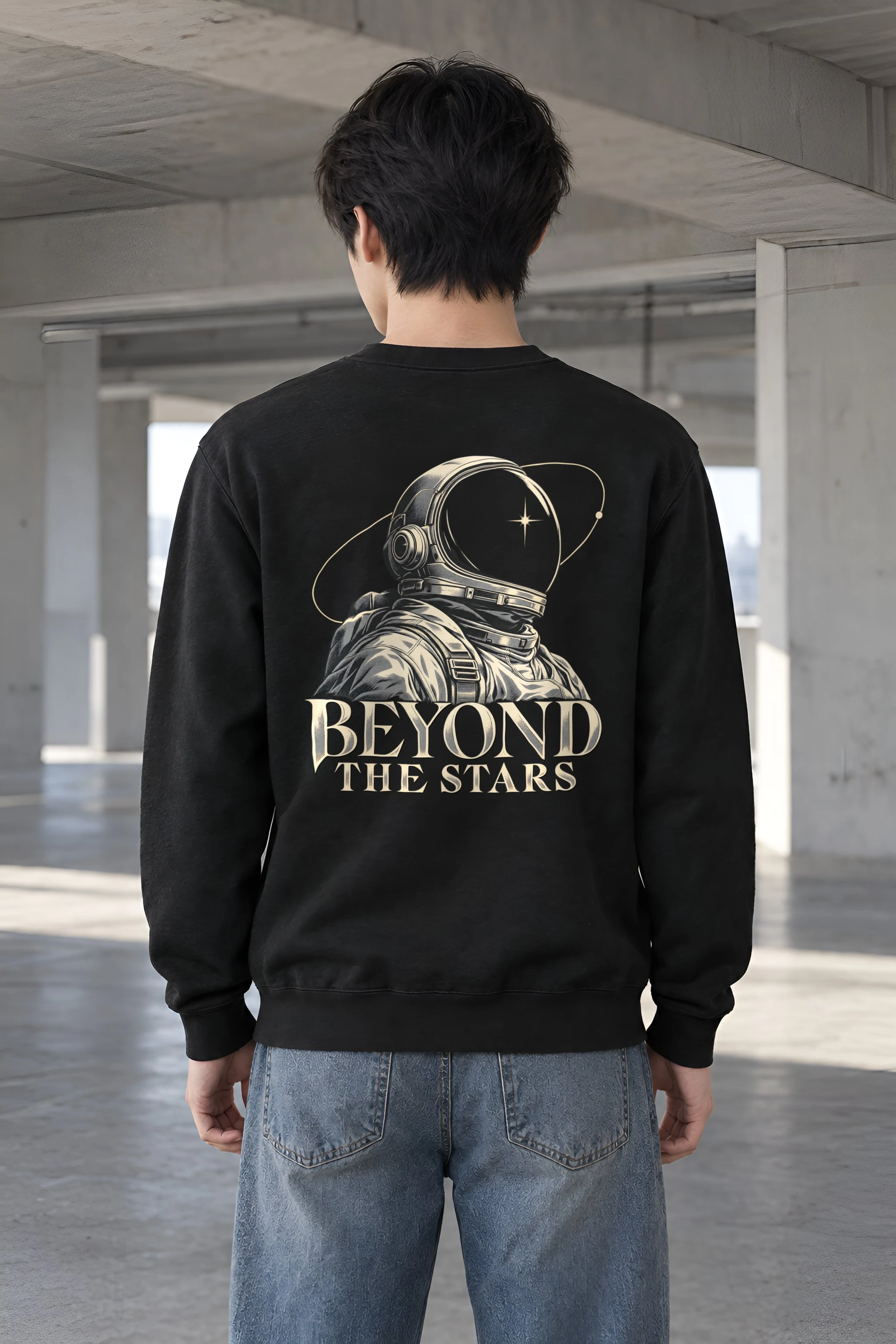 "Beyond The Stars" Heavy Blend Unisex Crewneck Sweatshirt