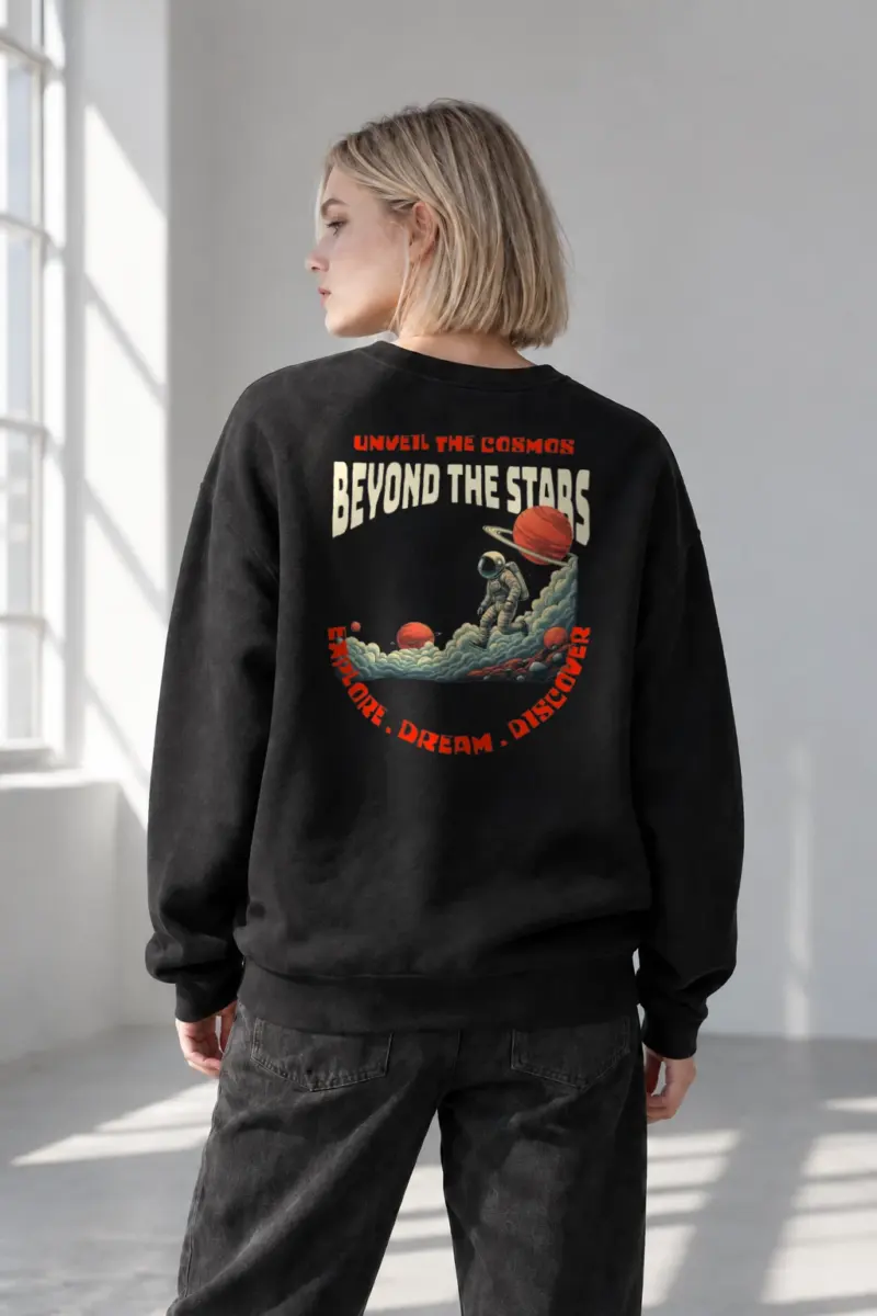 "Beyond The Stars" Heavy Blend Unisex Crewneck Sweatshirt | Gildan 18000