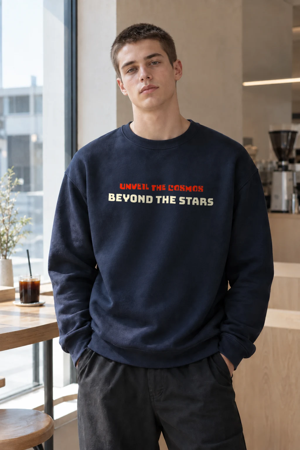 "Beyond The Stars" Heavy Blend Unisex Crewneck Sweatshirt | Gildan 18000