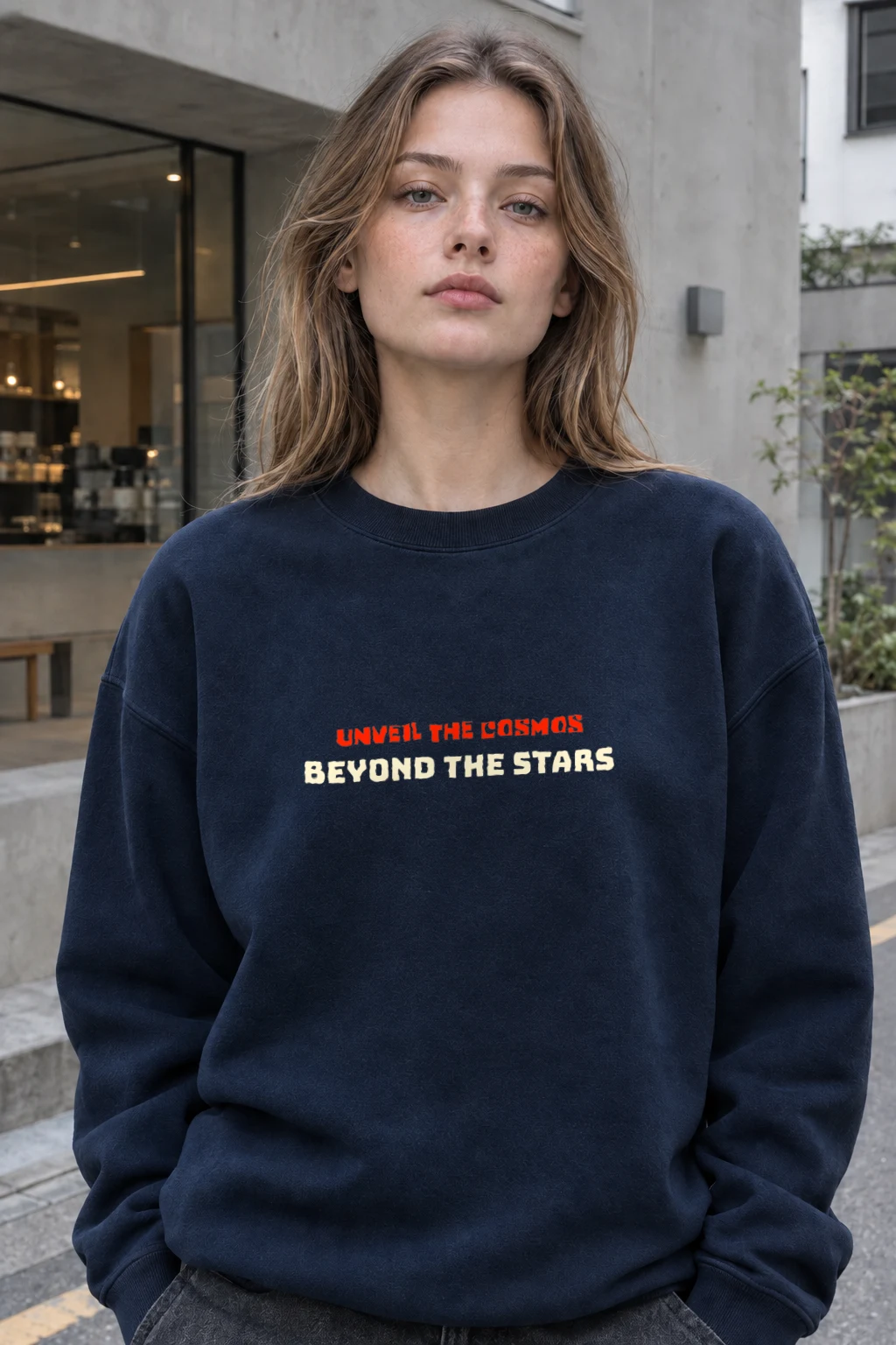 "Beyond The Stars" Heavy Blend Unisex Crewneck Sweatshirt | Gildan 18000