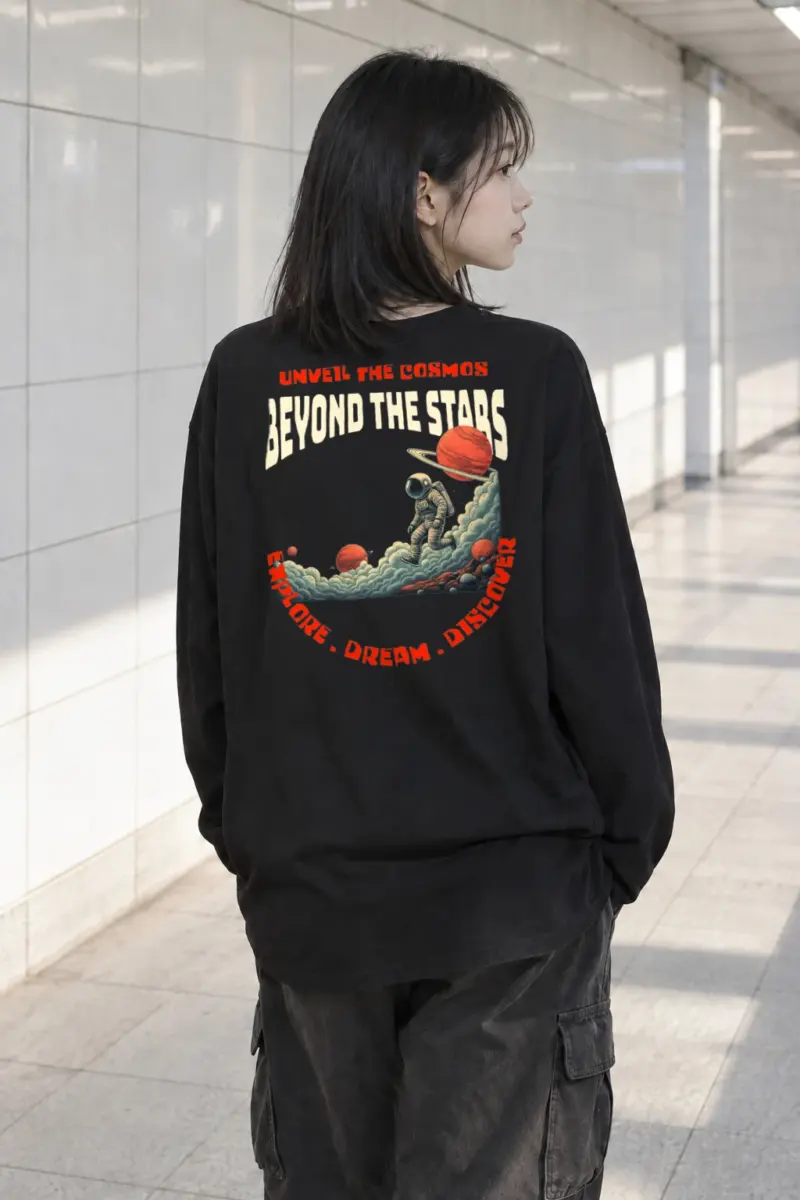“Beyond The Stars” Unisex Longsleeve T-shirt | Gildan 2400