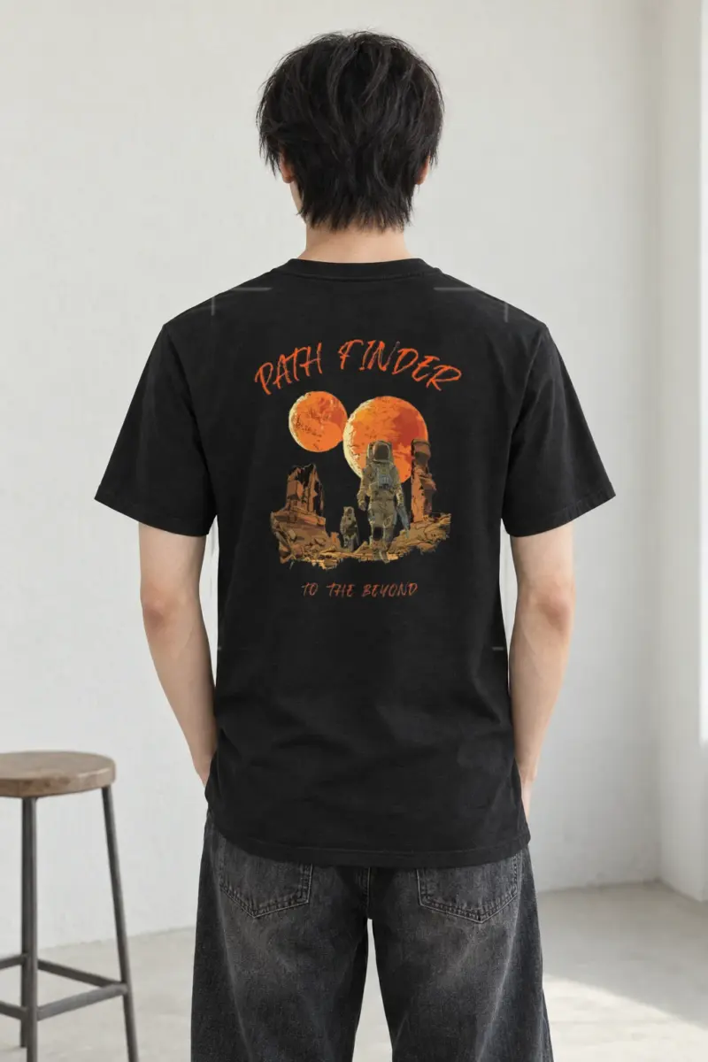 "Beyond The Twin Suns" Heavyweight Unisex Crewneck T-shirt