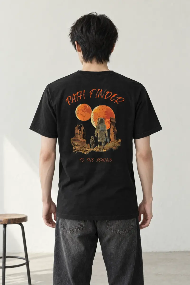 "Beyond The Twin Suns" Heavyweight Unisex Crewneck T-shirt | Gildan 5000