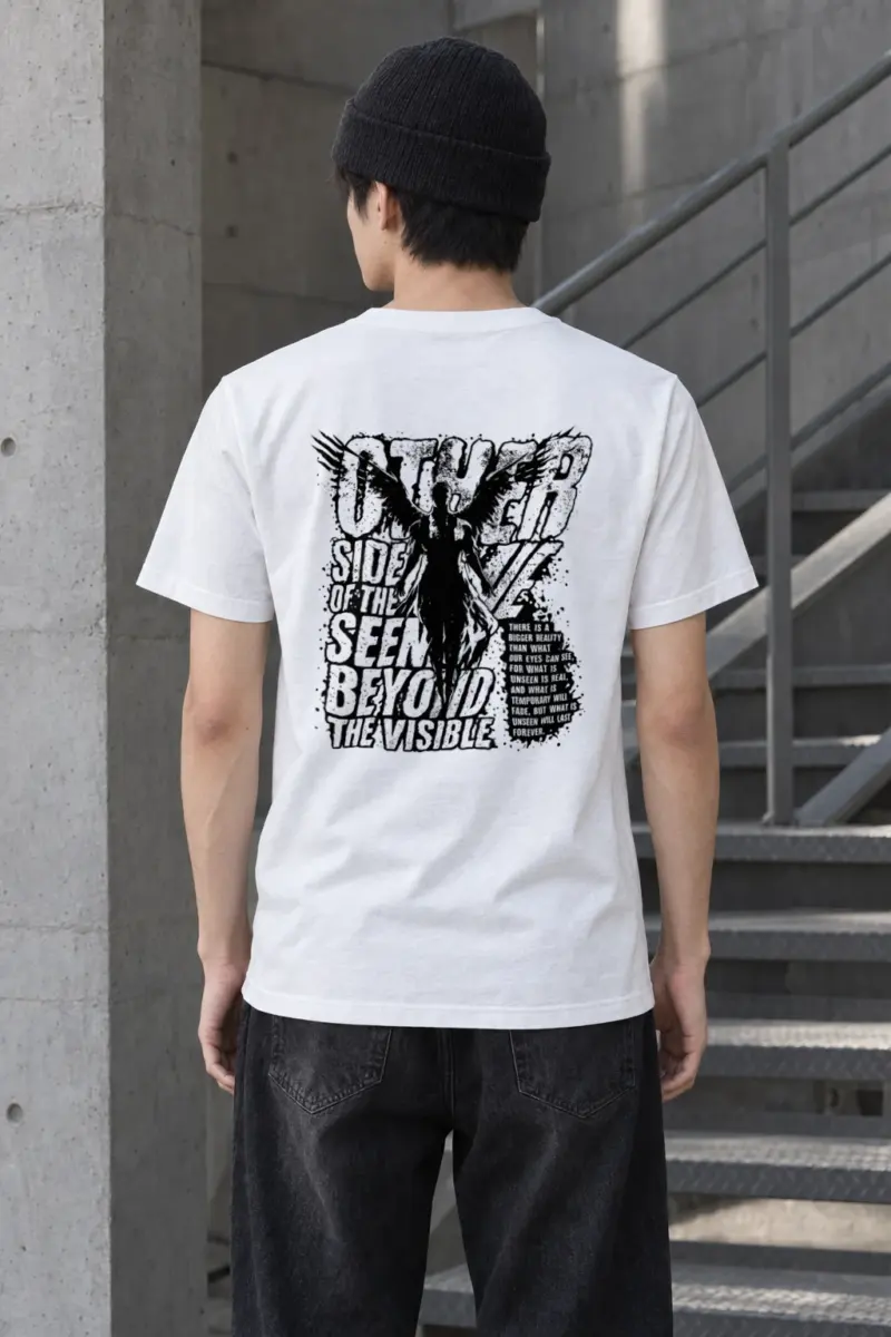 "Beyond The Visible" Heavyweight Unisex Crewneck T-shirt