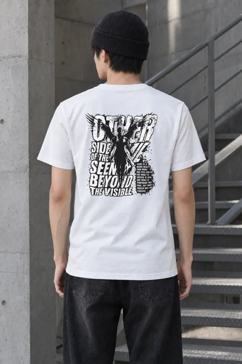 "Beyond The Visible" Heavyweight Unisex Crewneck T-shirt