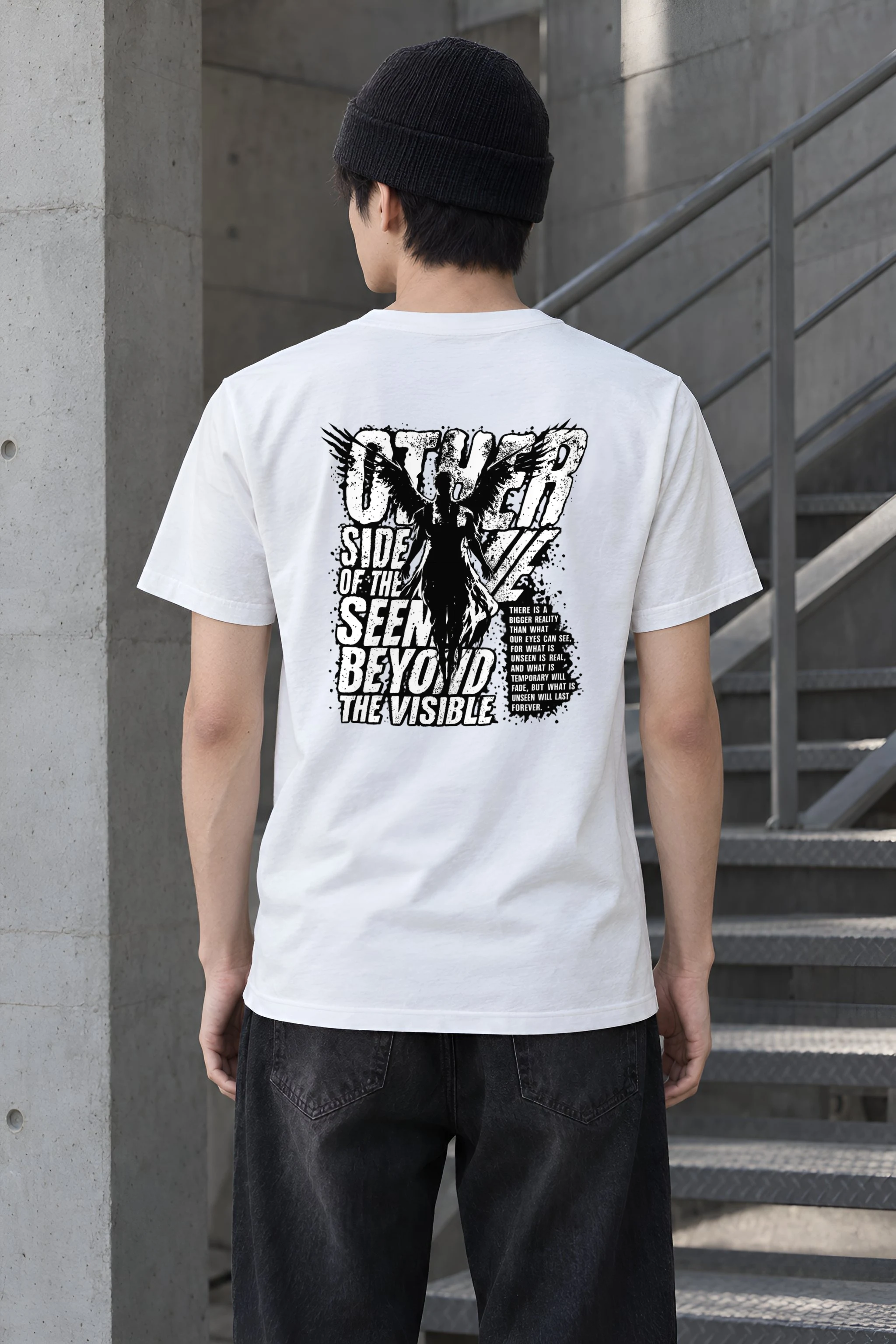 "Beyond The Visible" Heavyweight Unisex Crewneck T-shirt
