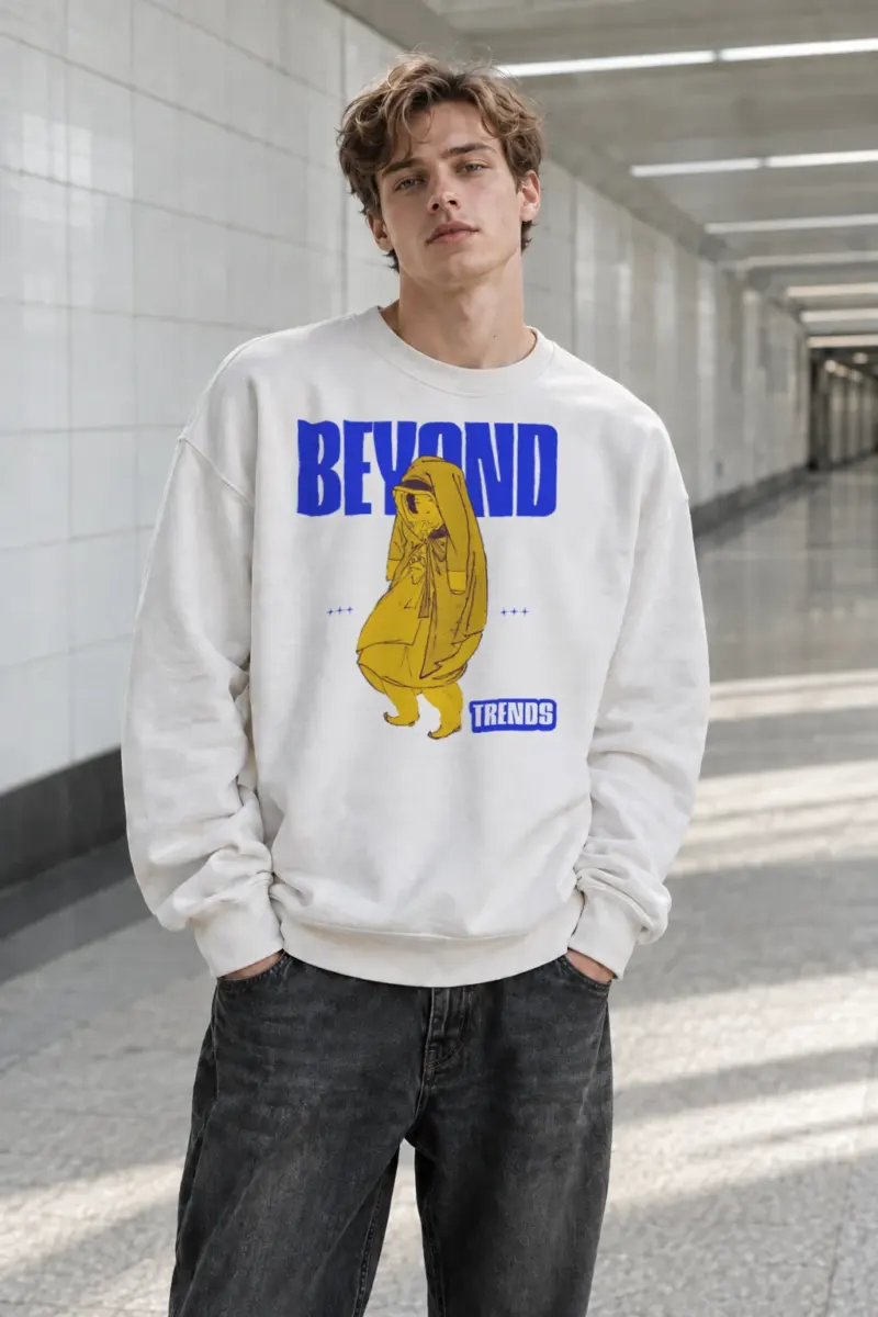 "Beyond Trends" Heavy Blend Unisex Crewneck Sweatshirt | Gildan 18000