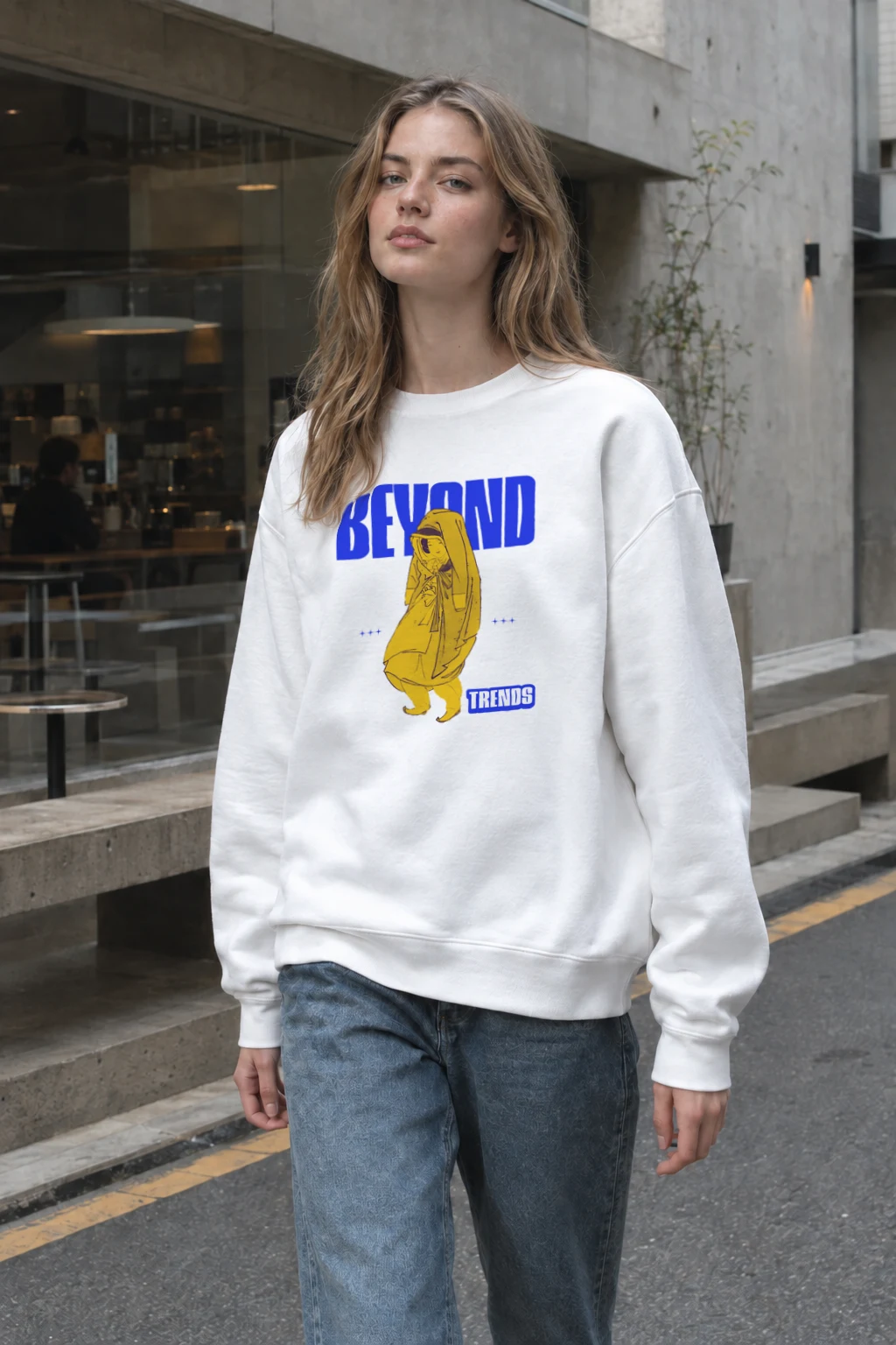 "Beyond Trends" Heavy Blend Unisex Crewneck Sweatshirt | Gildan 18000