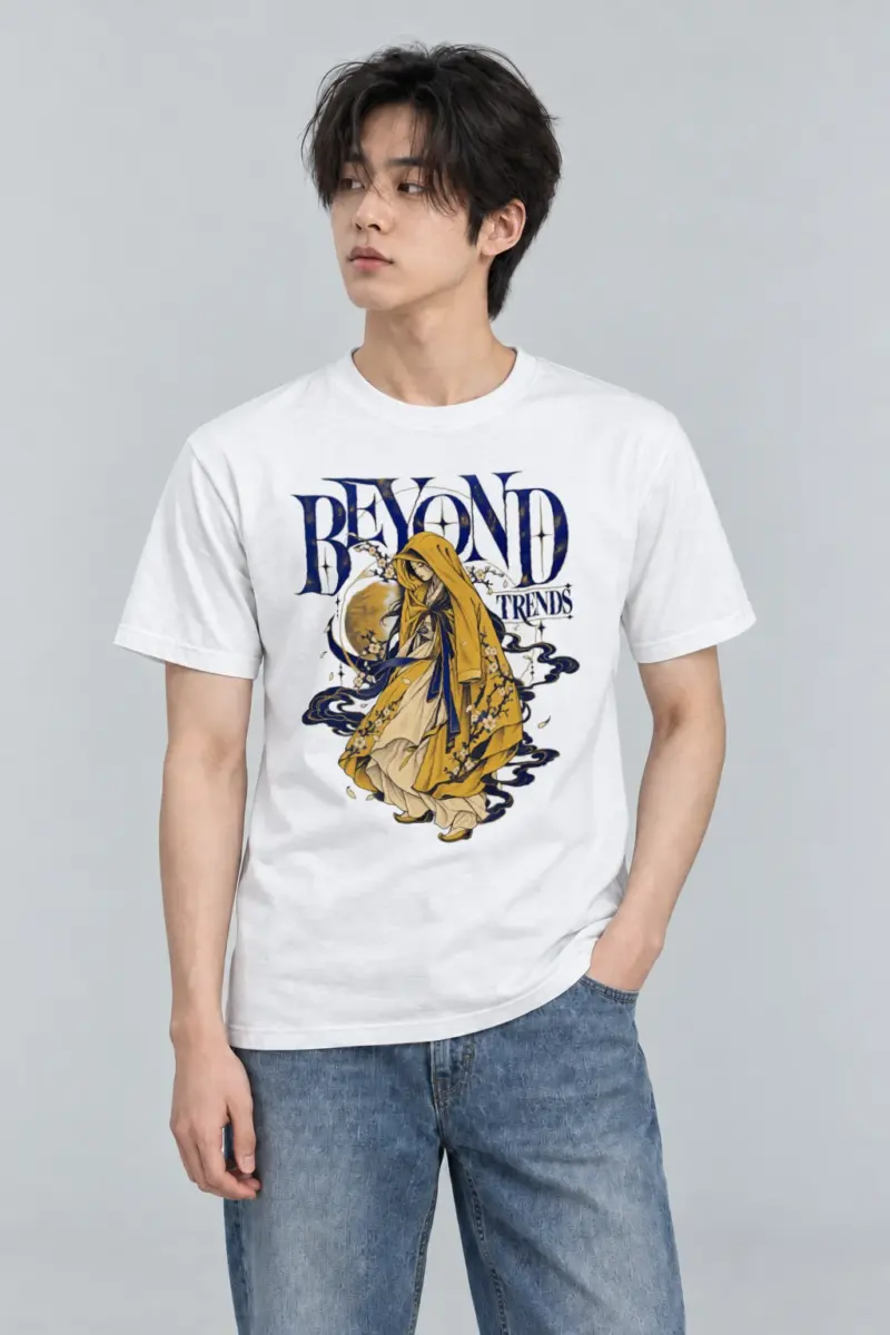 "Beyond Trends" Heavyweight Unisex Crewneck T-shirt