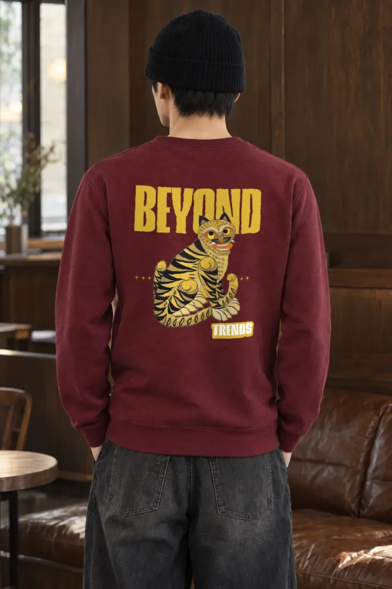 "Beyond Trends Tiger" Heavy Blend Unisex Crewneck Sweatshirt