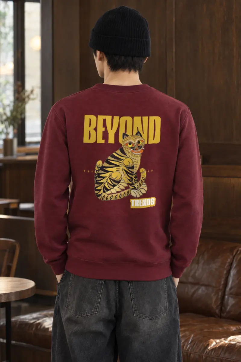 "Beyond Trends Tiger" Heavy Blend Unisex Crewneck Sweatshirt
