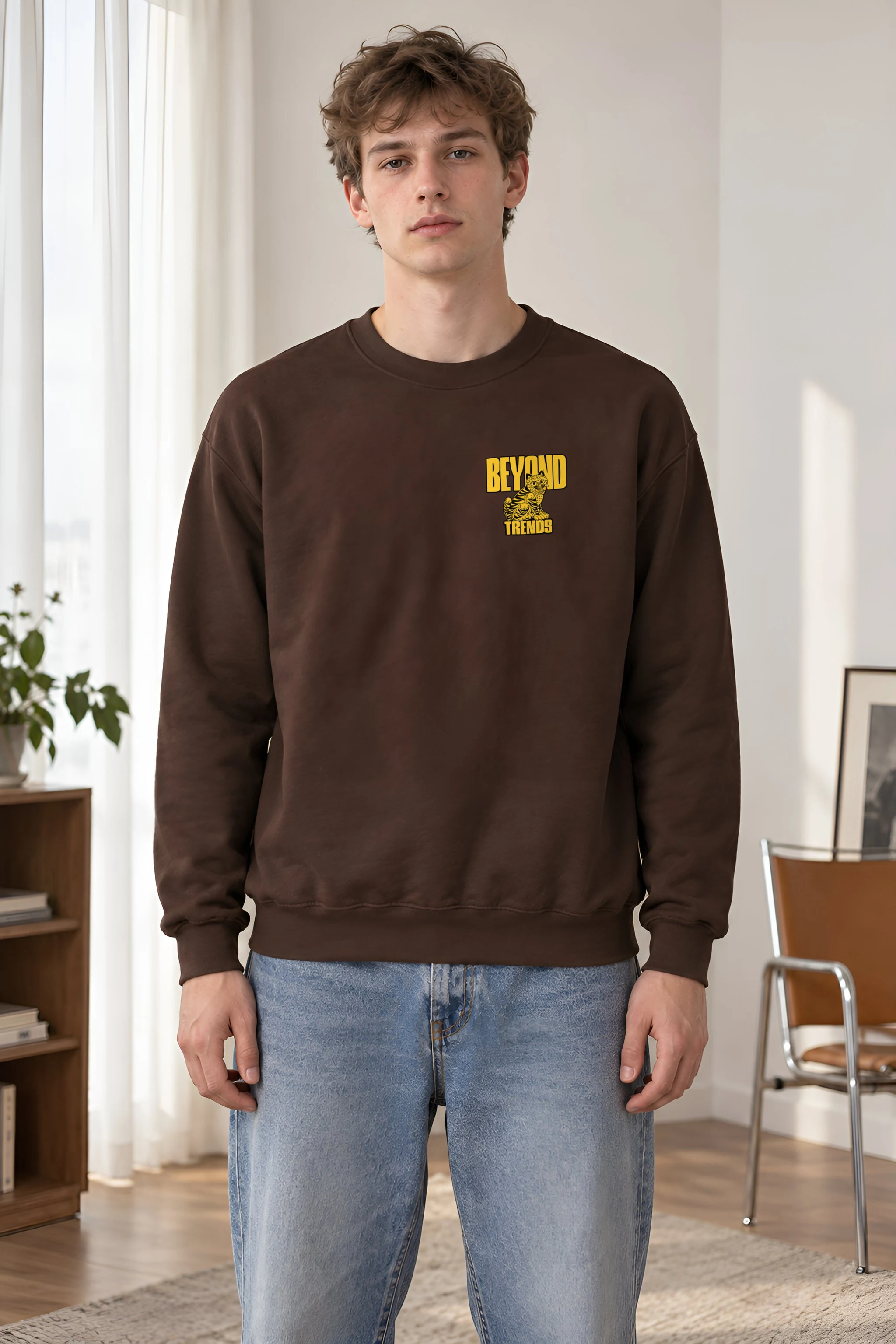 "Beyond Trends Tiger" 1 Crewneck Sweatshirt