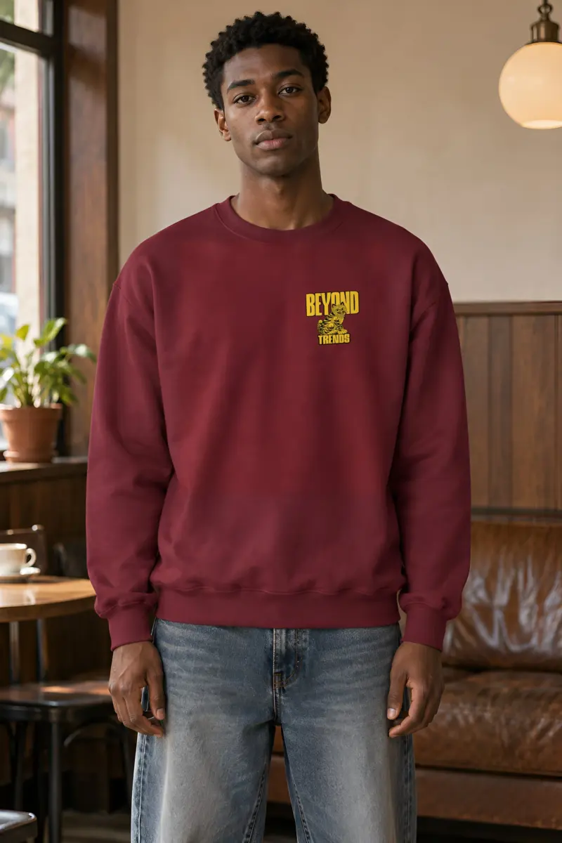 "Beyond Trends Tiger" Heavy Blend Unisex Crewneck Sweatshirt