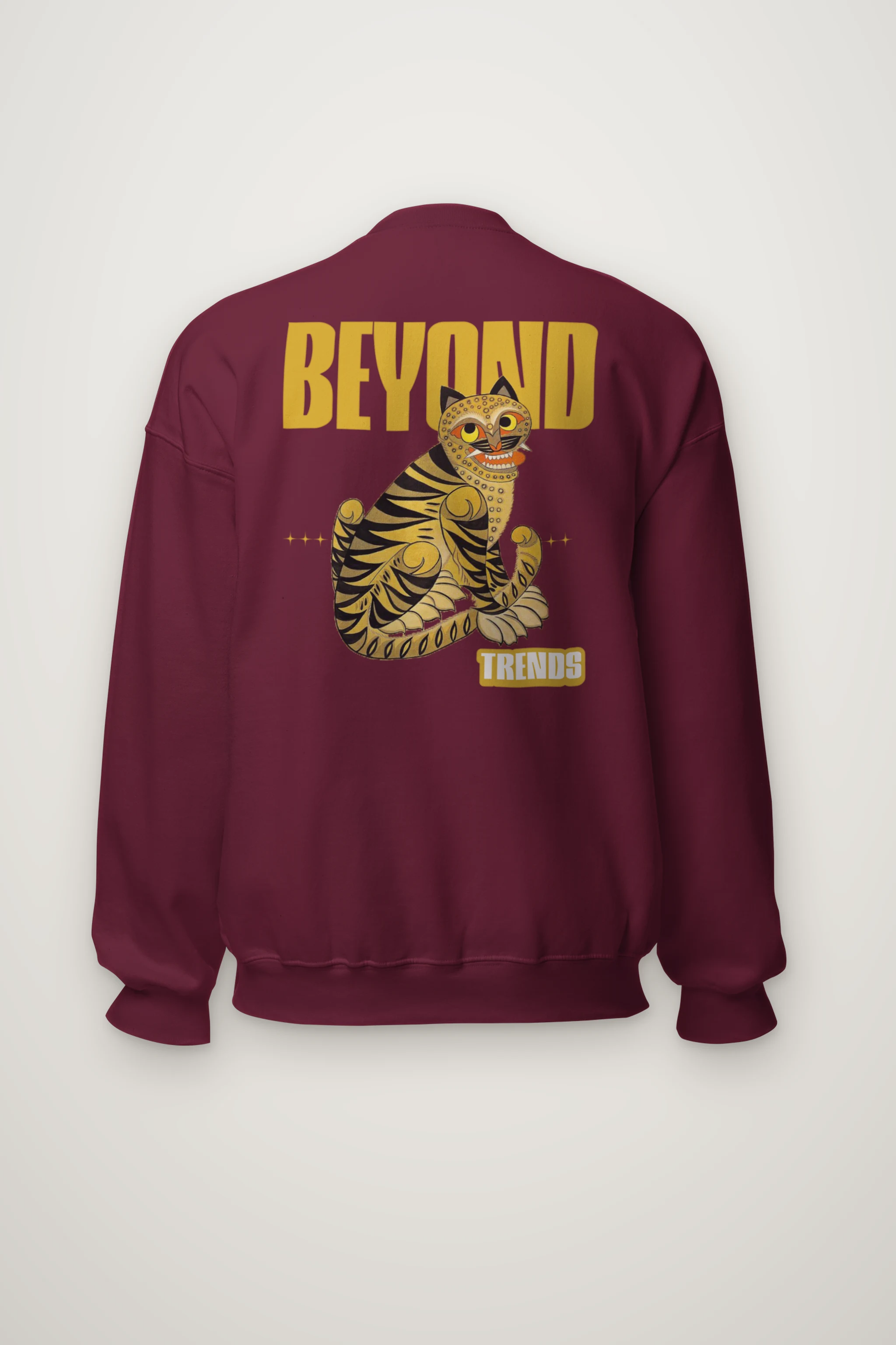 "Beyond Trends Tiger" Heavy Blend Unisex Crewneck Sweatshirt