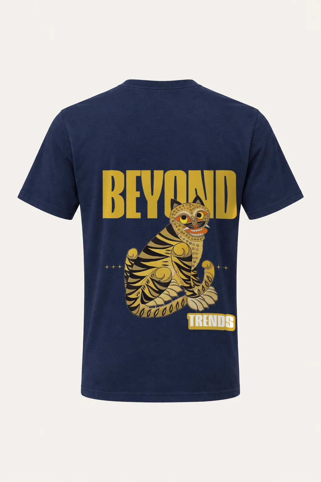 "Beyond Trends Tiger" Heavyweight Unisex Crewneck T-shirt | Gildan 5000
