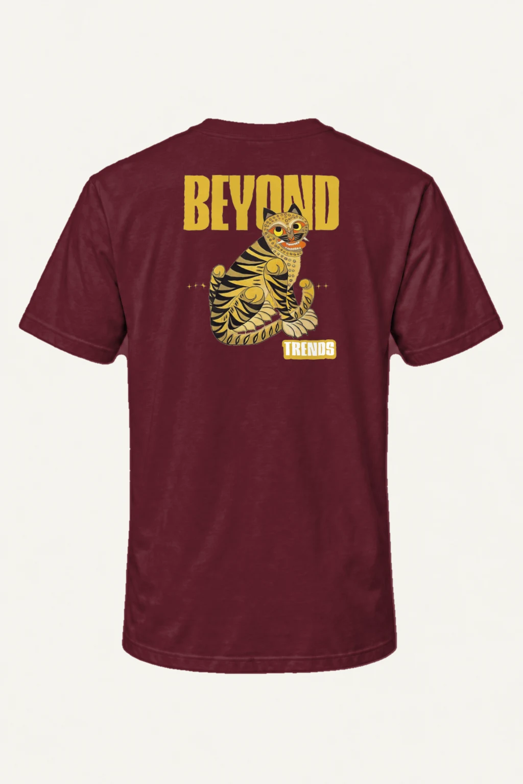 "Beyond Trends Tiger" Heavyweight Unisex Crewneck T-shirt | Gildan 5000