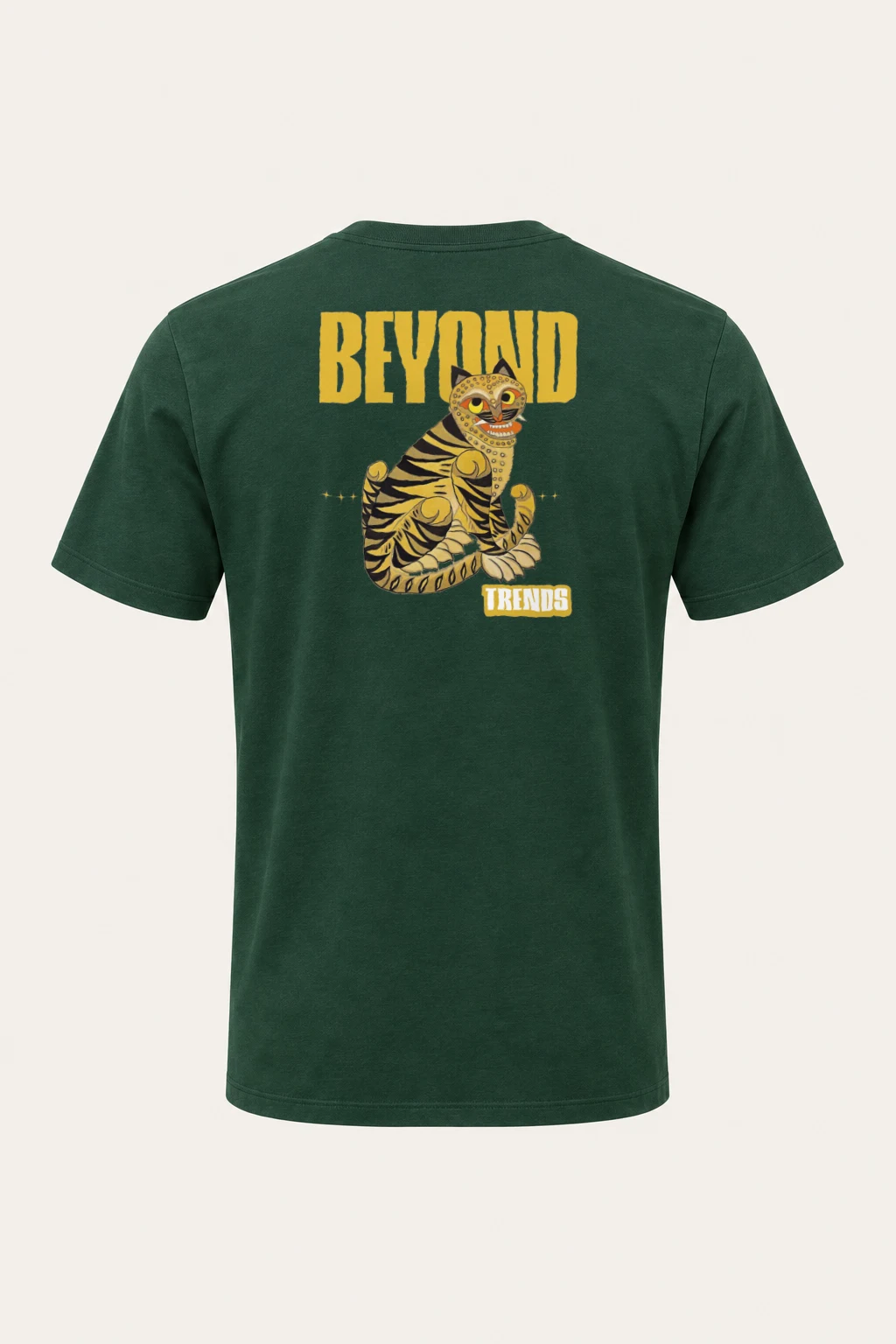 "Beyond Trends Tiger" Heavyweight Unisex Crewneck T-shirt | Gildan 5000