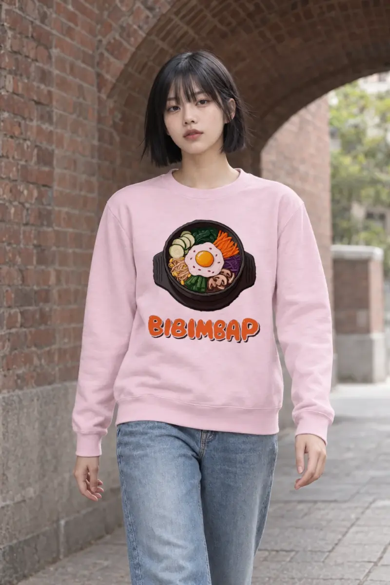 "Bibimbap Bowl" Heavy Blend Unisex Crewneck Sweatshirt