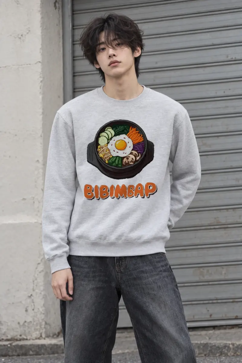 "Bibimbap Bowl" Heavy Blend Unisex Crewneck Sweatshirt