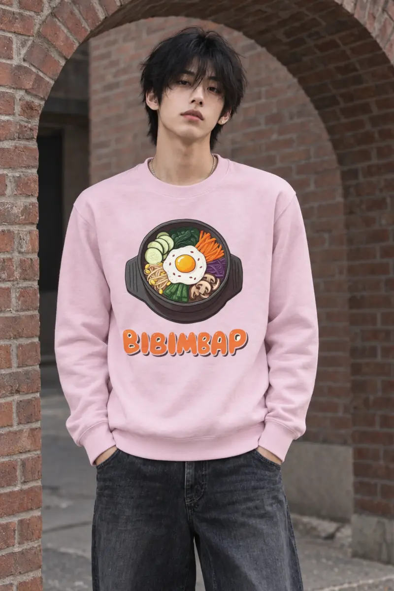"Bibimbap Bowl" Heavy Blend Unisex Crewneck Sweatshirt