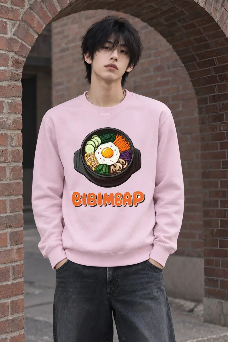 "Bibimbap Bowl" Heavy Blend Unisex Crewneck Sweatshirt
