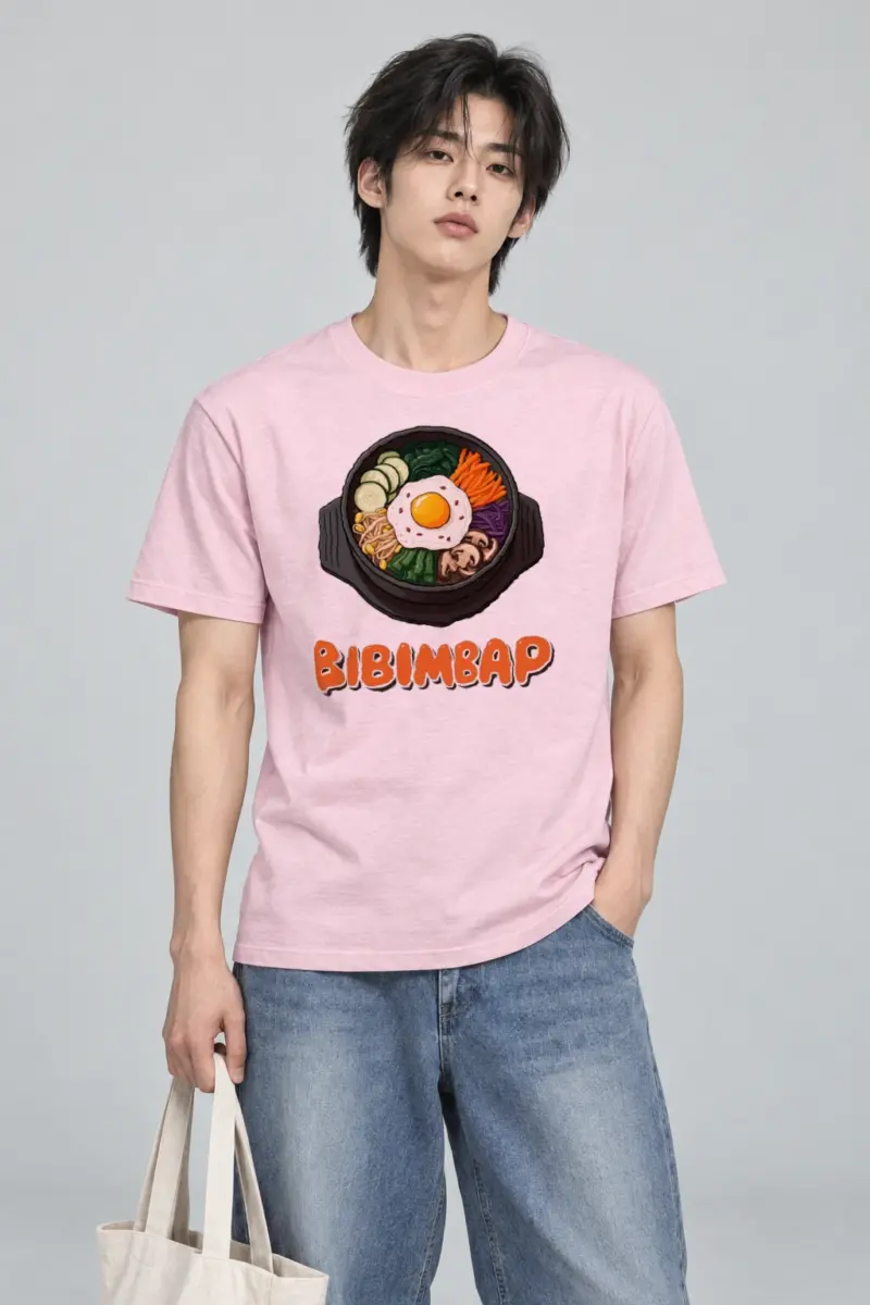 "Bibimbap Bowl" Heavyweight Unisex Crewneck T-shirt