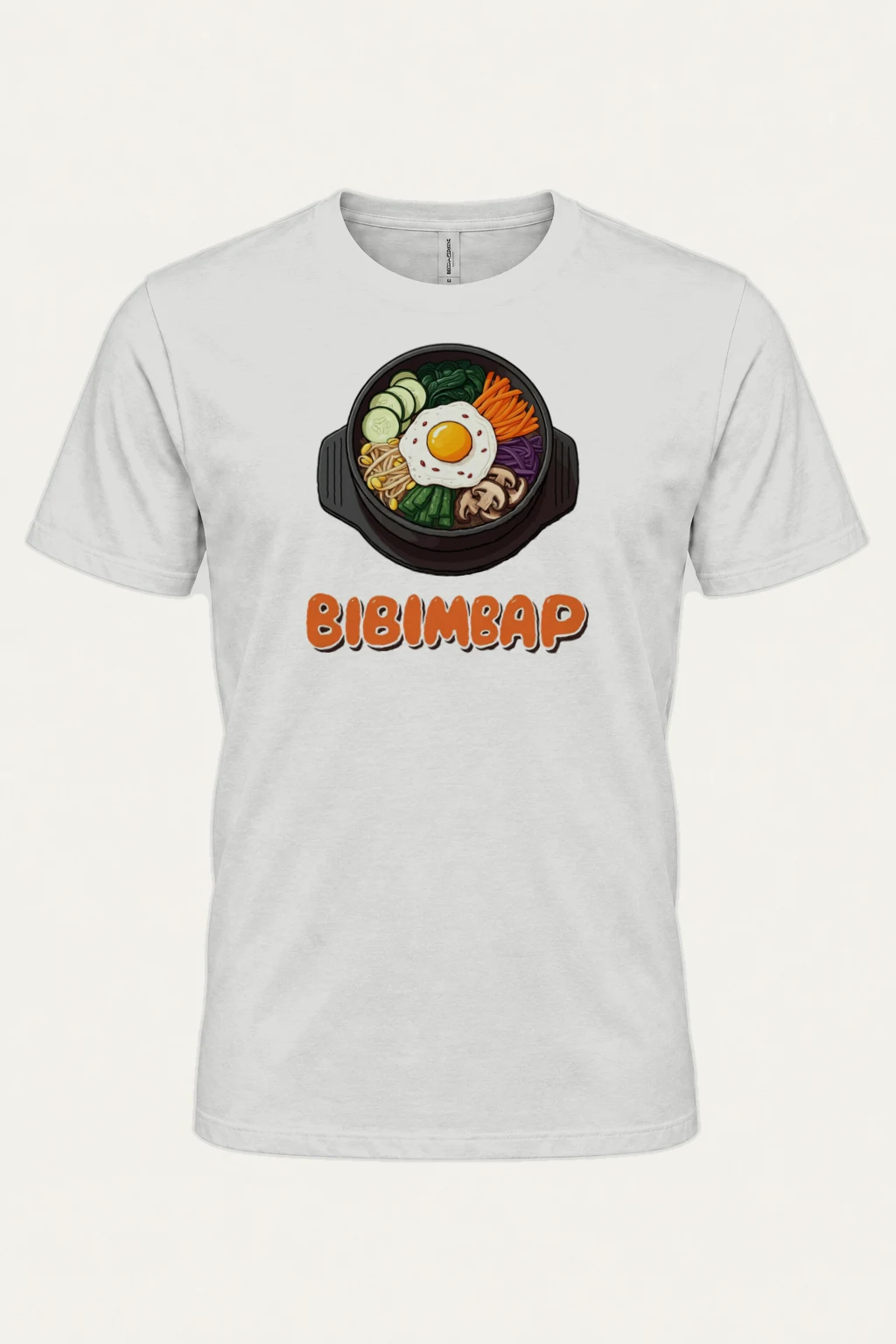 "Bibimbap Bowl" Heavyweight Unisex Crewneck T-shirt | Gildan 5000