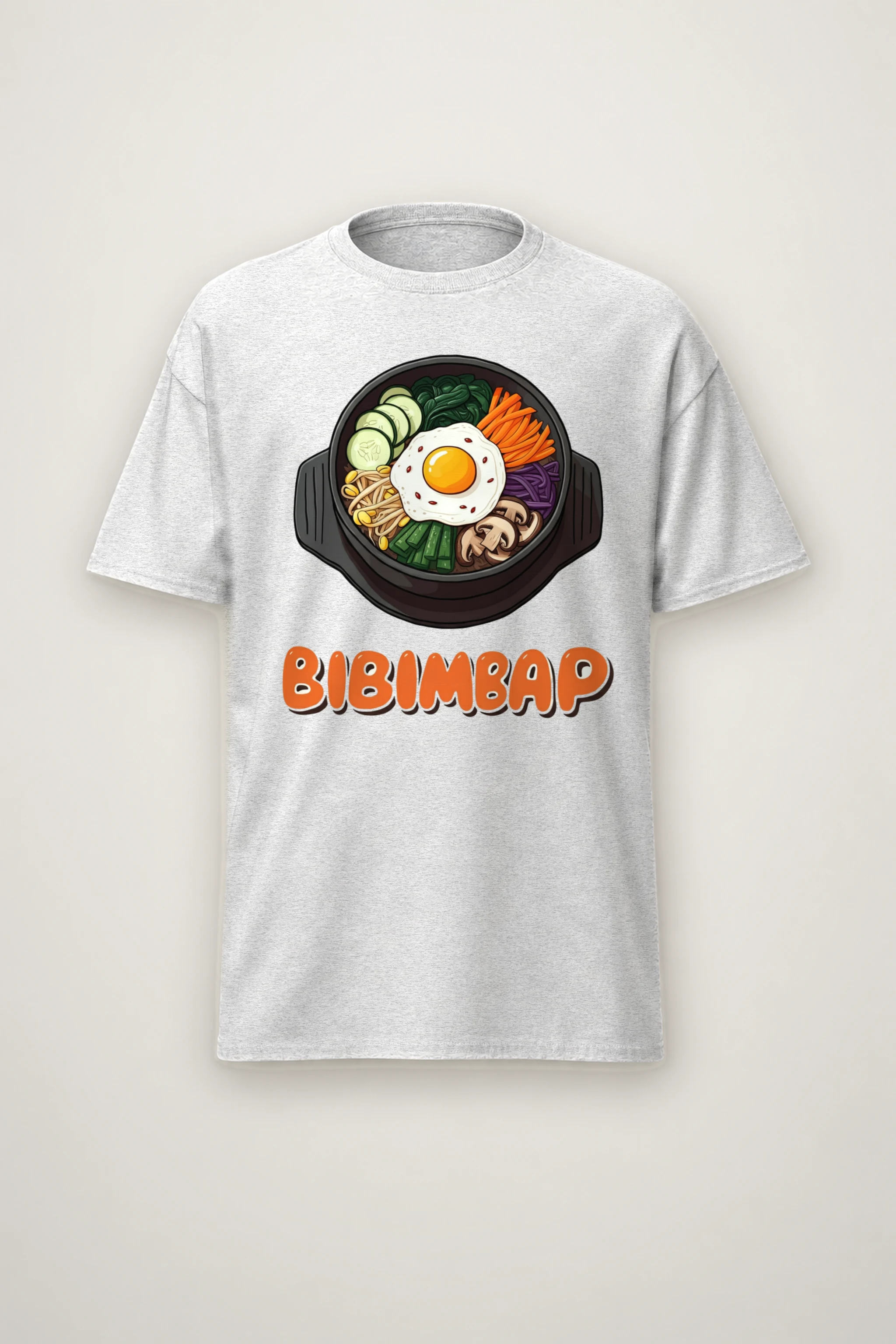"Bibimbap Bowl" Heavyweight Unisex Crewneck T-shirt