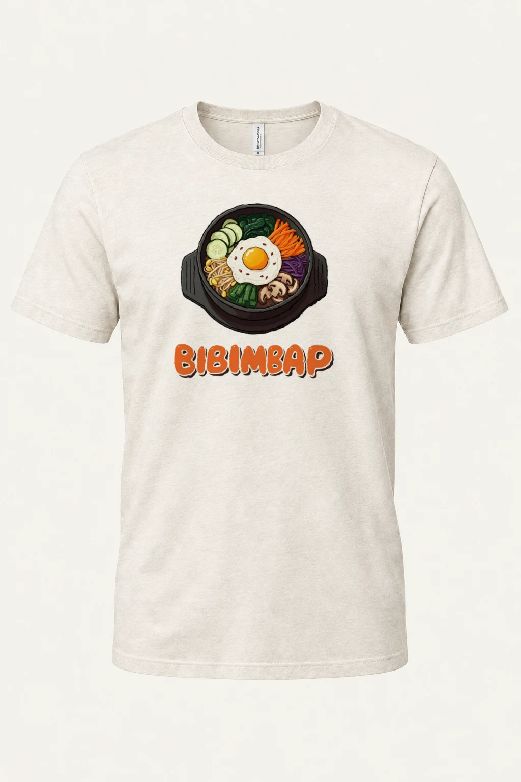 "Bibimbap Bowl" Heavyweight Unisex Crewneck T-shirt | Gildan 5000