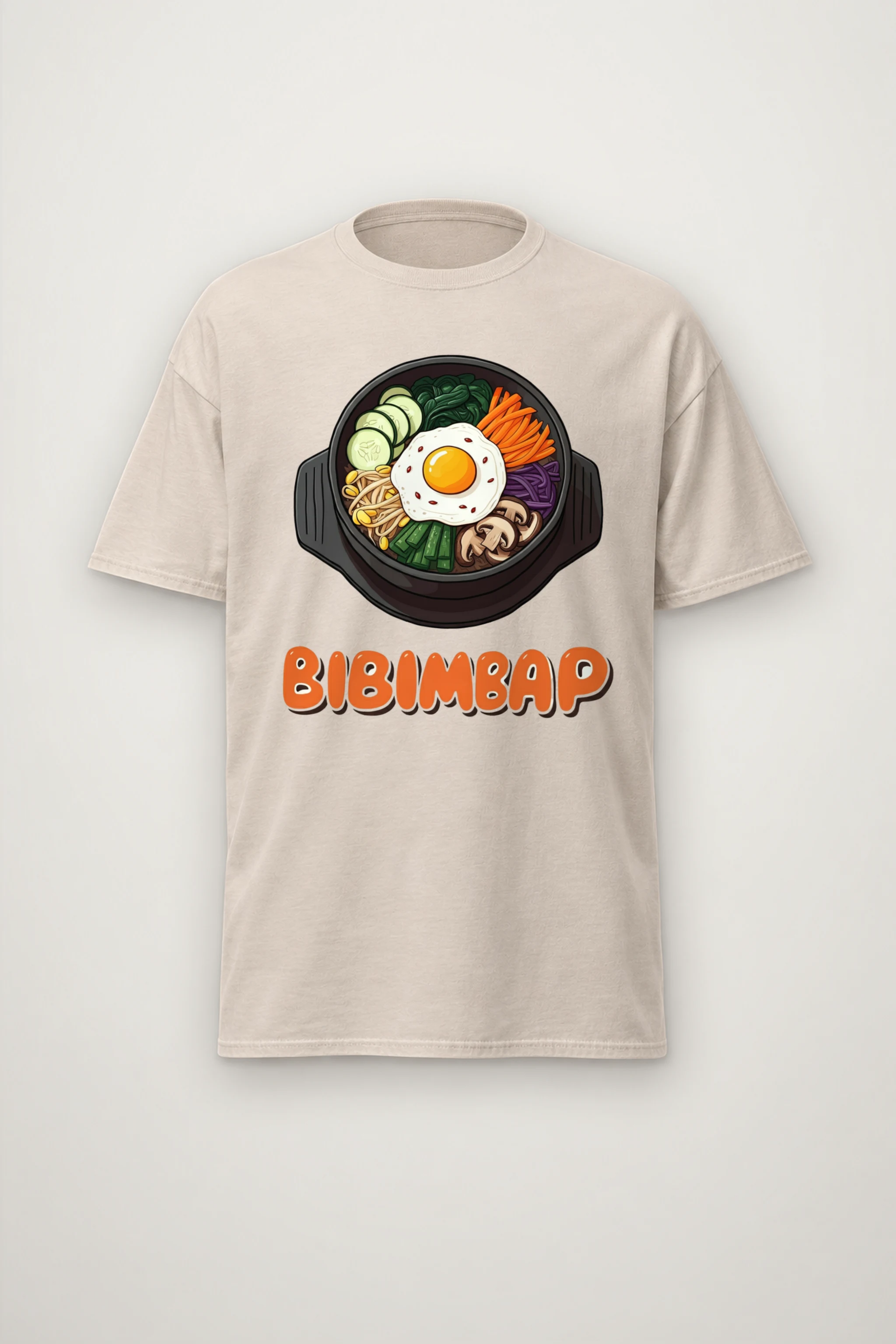 "Bibimbap Bowl" Heavyweight Unisex Crewneck T-shirt