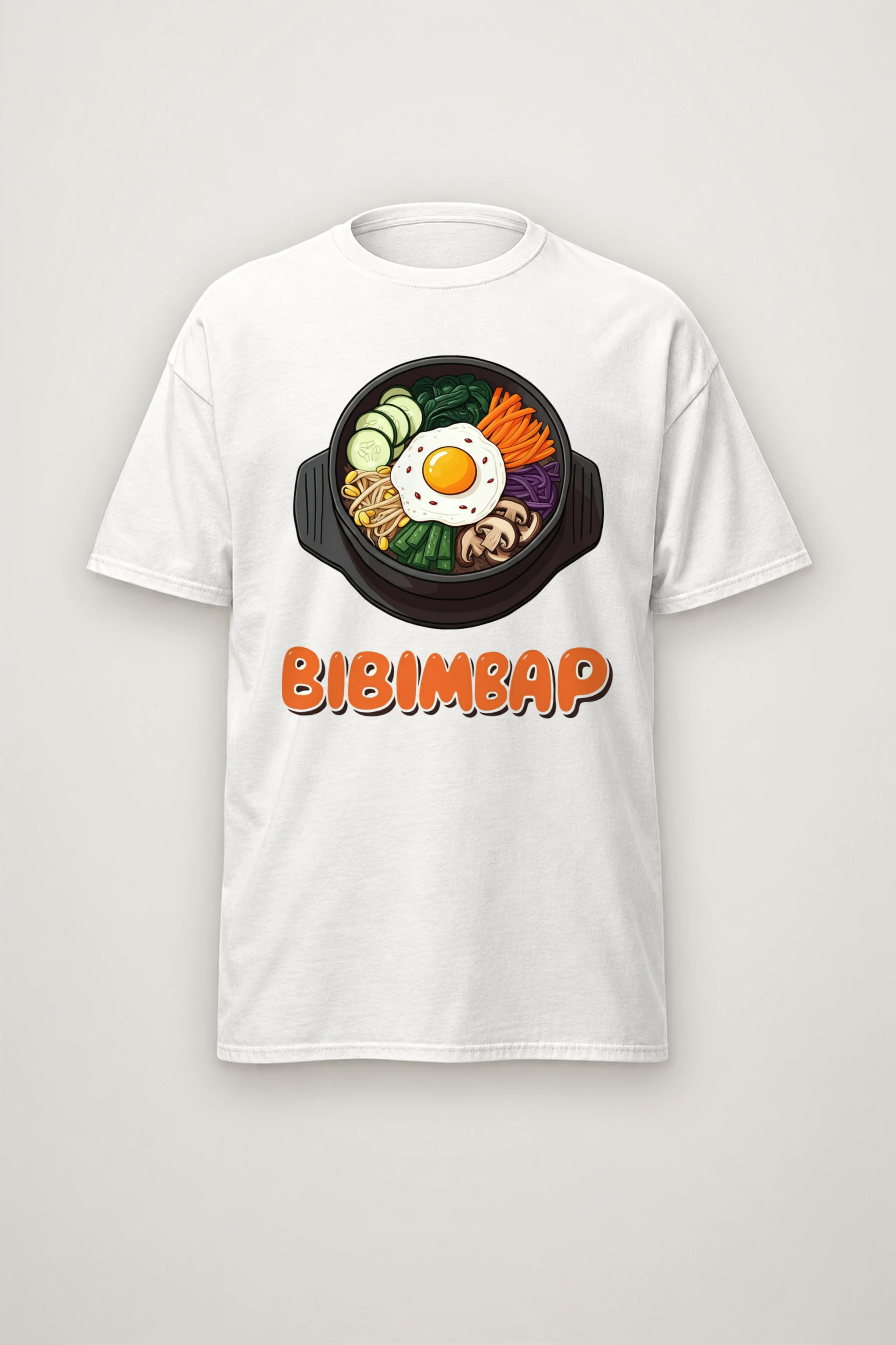 "Bibimbap Bowl" Heavyweight Unisex Crewneck T-shirt