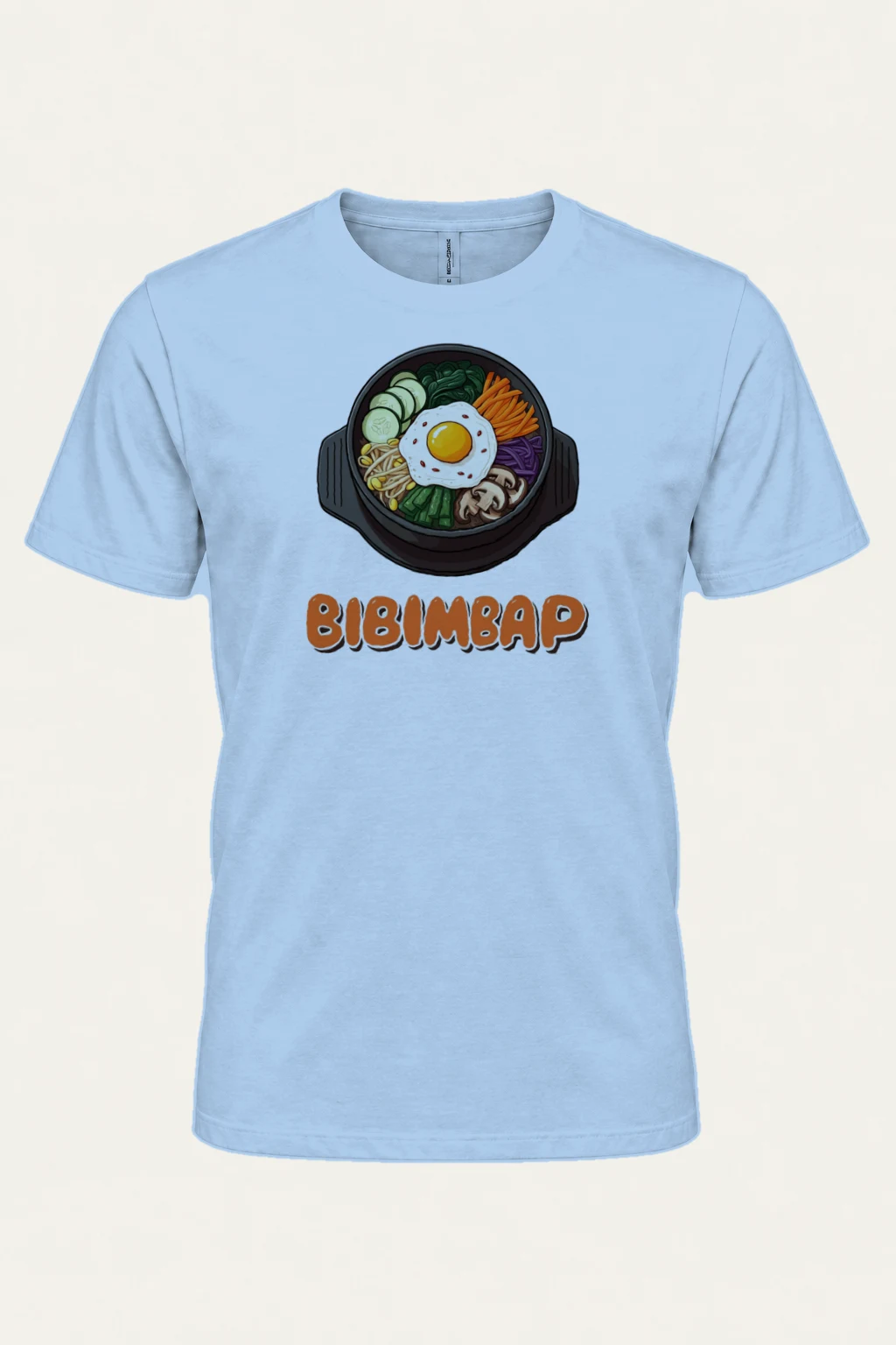 "Bibimbap Bowl" Heavyweight Unisex Crewneck T-shirt | Gildan 5000