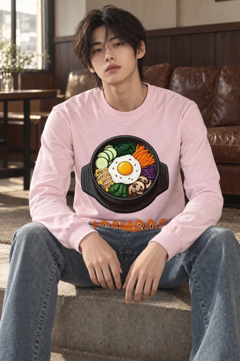 "Bibimbap Bowl" Unisex Longsleeve T-shirt