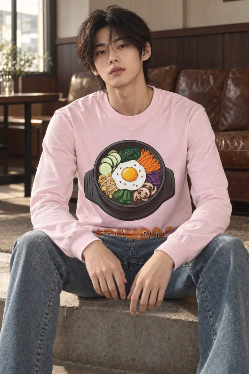 "Bibimbap Bowl" Unisex Longsleeve T-shirt