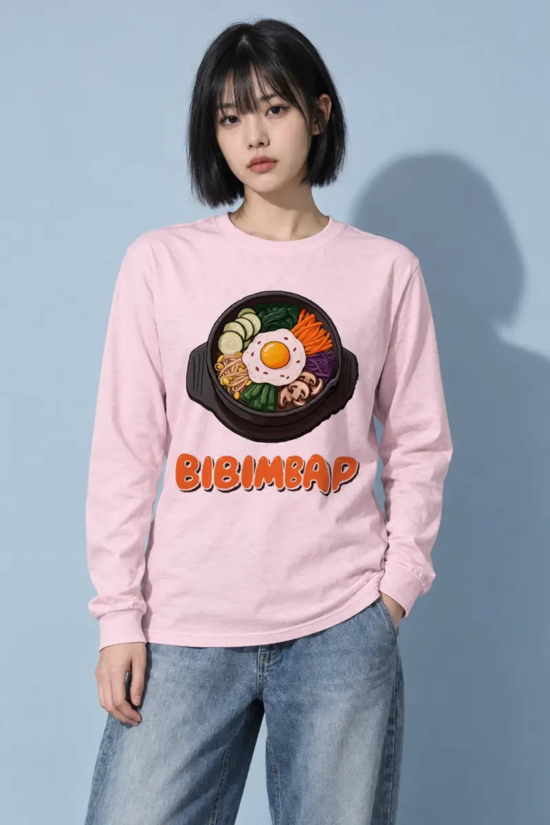 "Bibimbap Bowl" Unisex Longsleeve T-shirt | Gildan 2400