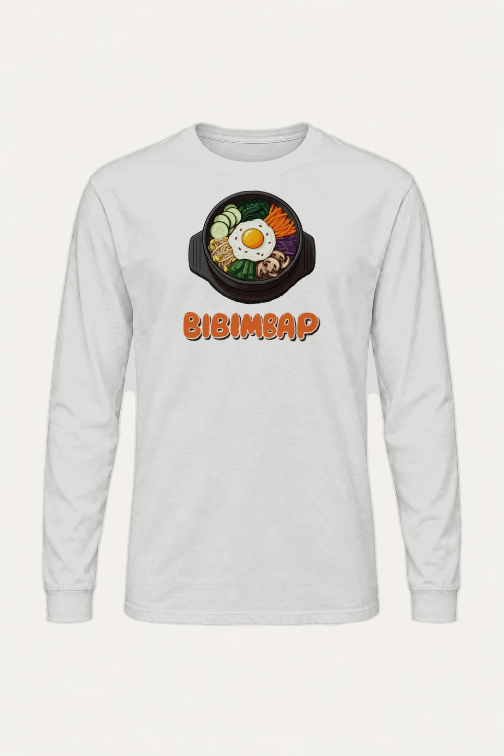 "Bibimbap Bowl" Unisex Longsleeve T-shirt | Gildan 2400