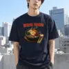 "Bibimbap Woodblock" Heavyweight Unisex Crewneck T-shirt | Gildan 5000