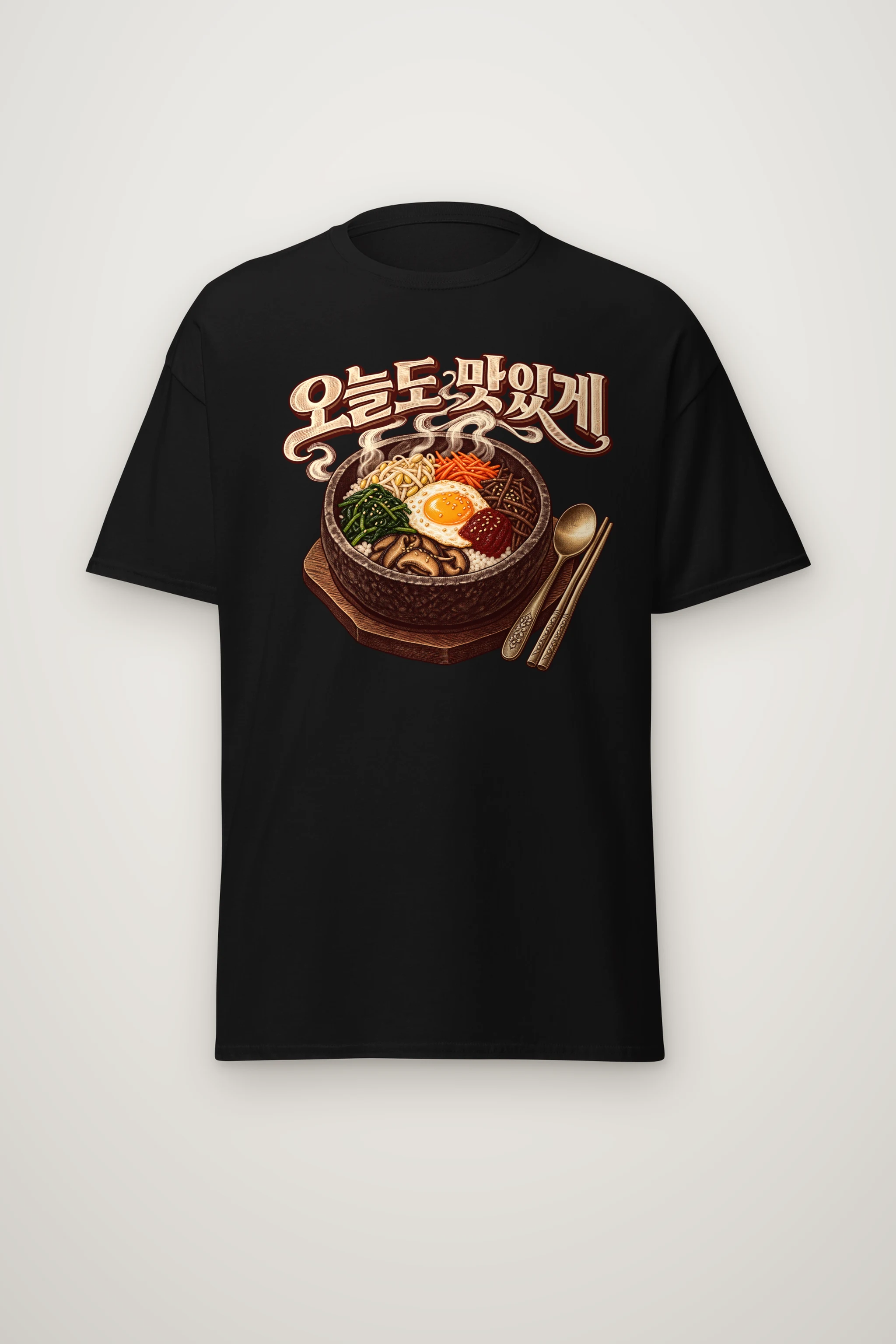 "Full Steam Bibimbap" Heavyweight Unisex Crewneck T-shirt