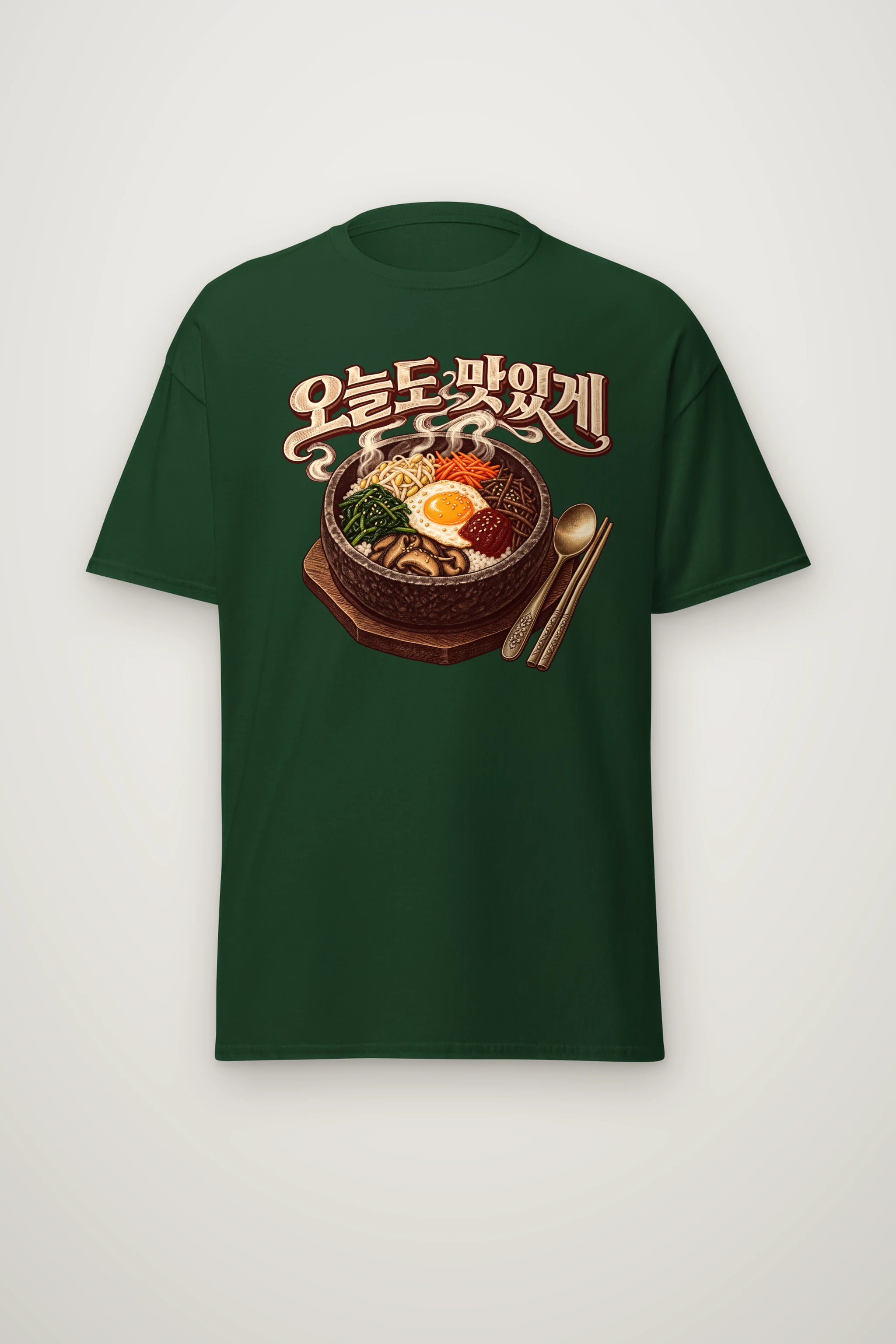 "Full Steam Bibimbap" Heavyweight Unisex Crewneck T-shirt