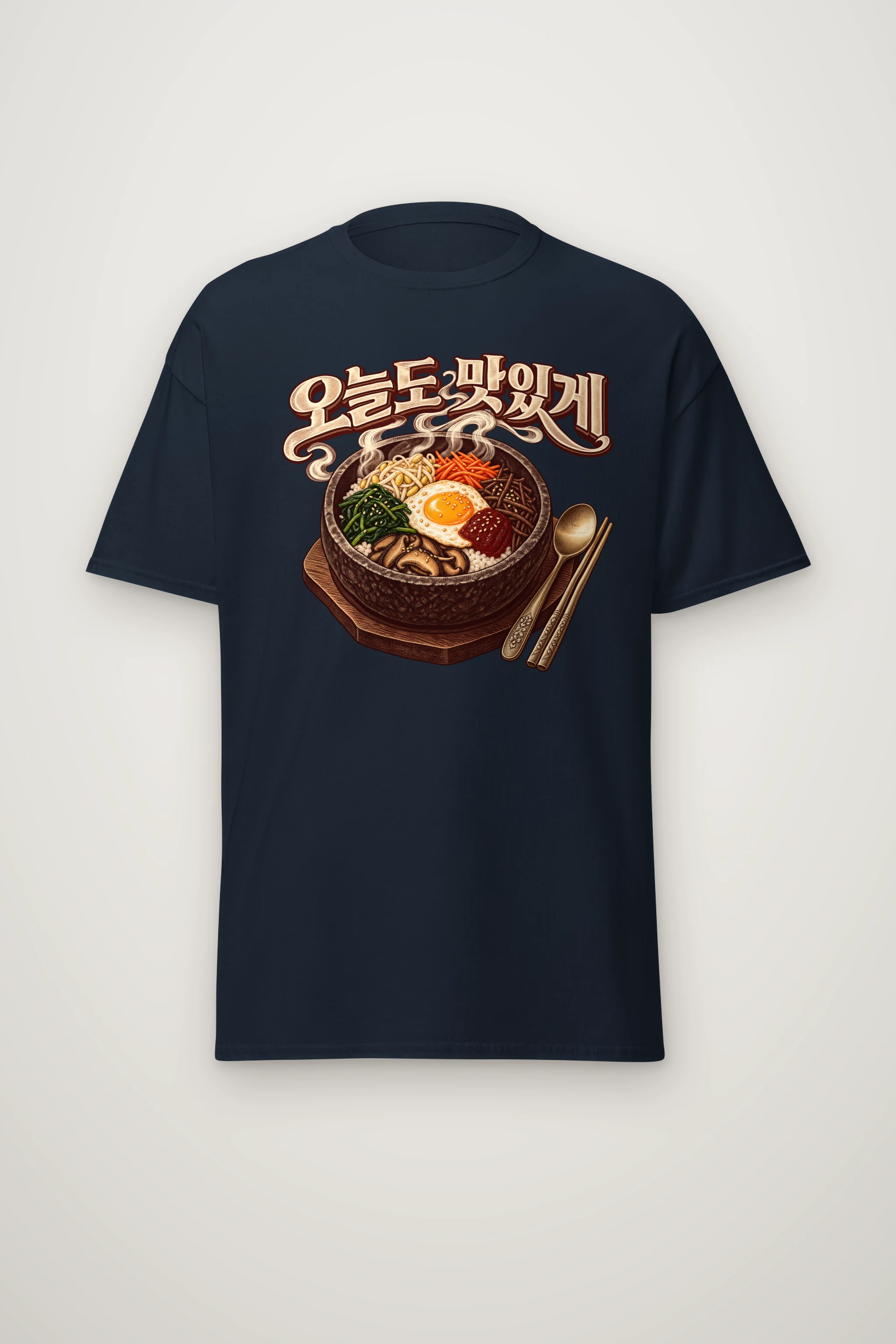 "Full Steam Bibimbap" Heavyweight Unisex Crewneck T-shirt