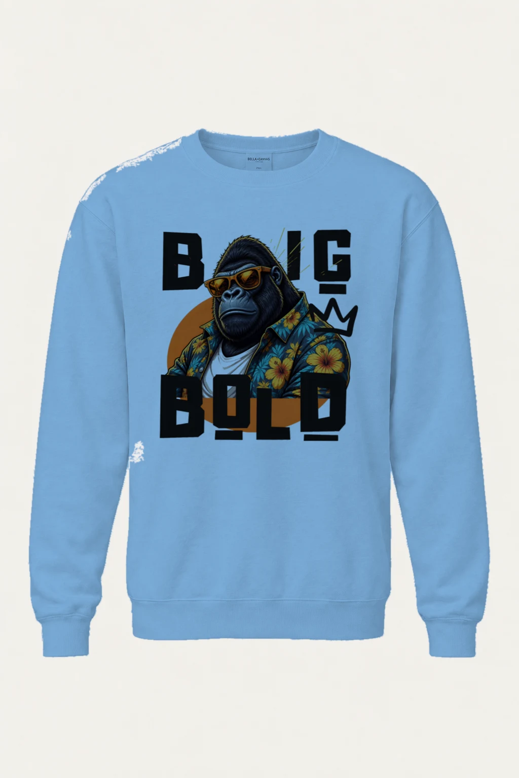 "Big Bold Gorilla" Heavy Blend Unisex Crewneck Sweatshirt | Gildan 18000