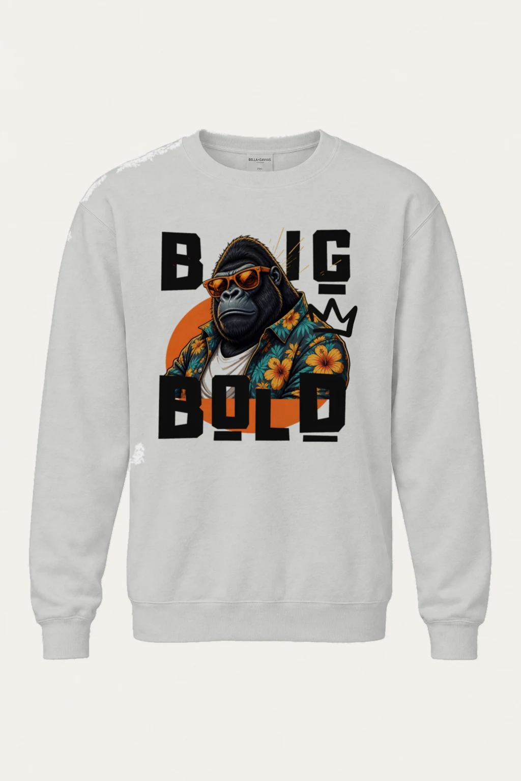 "Big Bold Gorilla" Heavy Blend Unisex Crewneck Sweatshirt | Gildan 18000