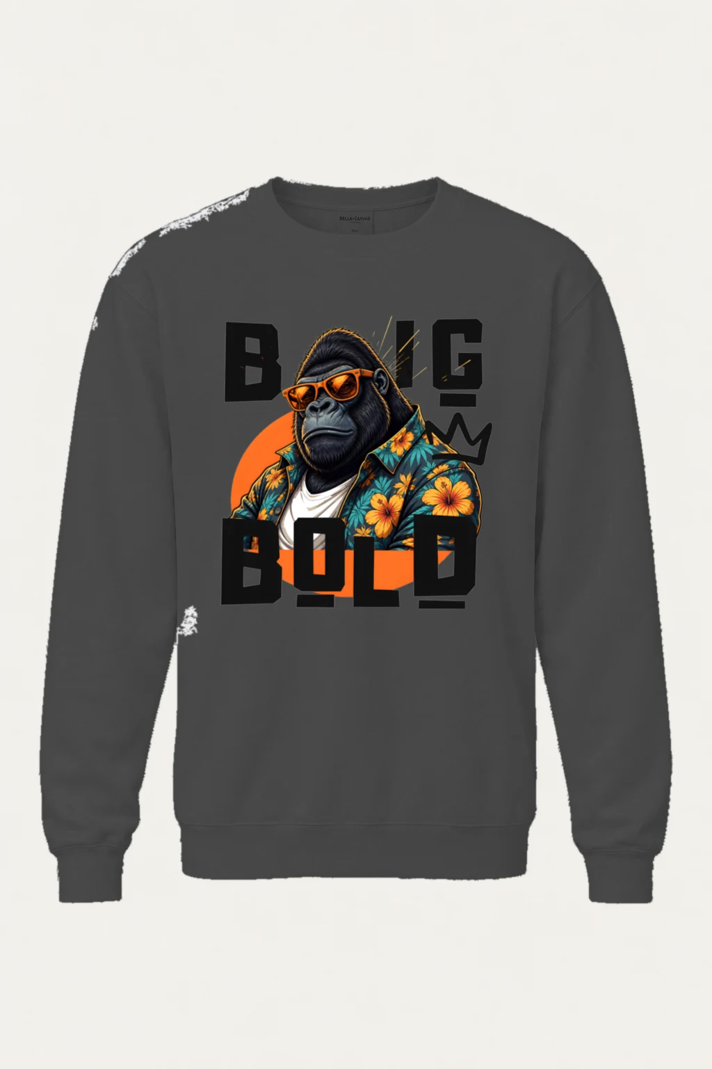 "Big Bold Gorilla" Heavy Blend Unisex Crewneck Sweatshirt | Gildan 18000
