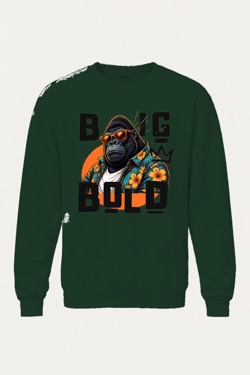 "Big Bold Gorilla" Heavy Blend Unisex Crewneck Sweatshirt | Gildan 18000
