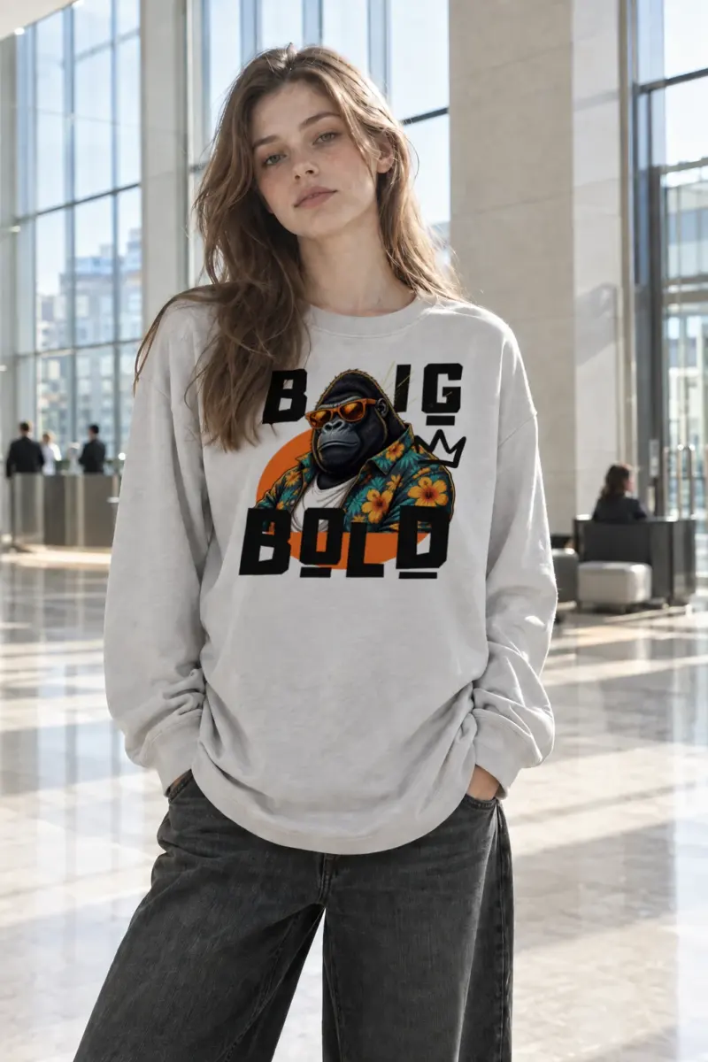 “Big Bold Gorilla” Unisex Longsleeve T-shirt | Gildan 2400