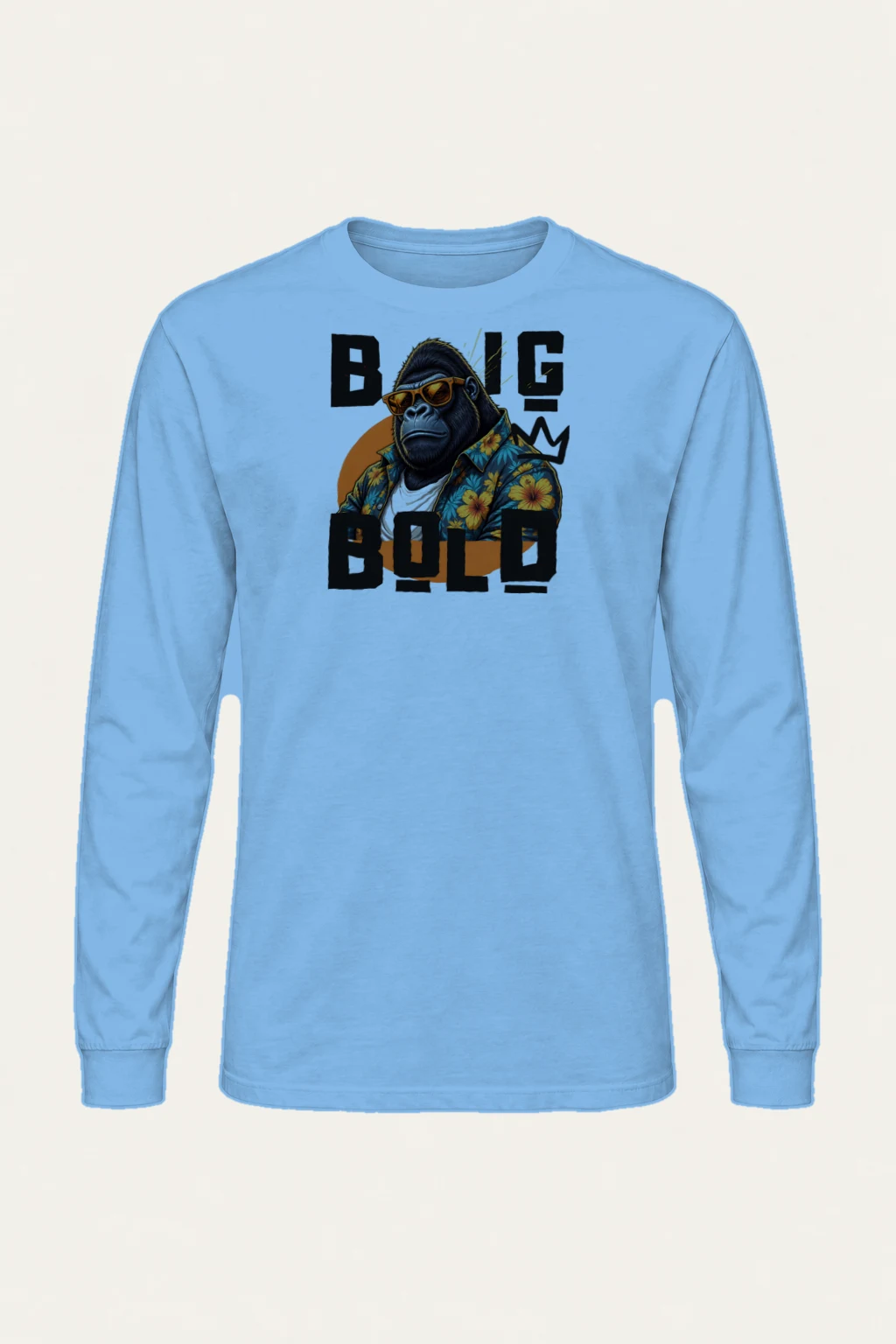 "Big Bold Gorilla" Unisex Longsleeve T-shirt | Gildan 2400