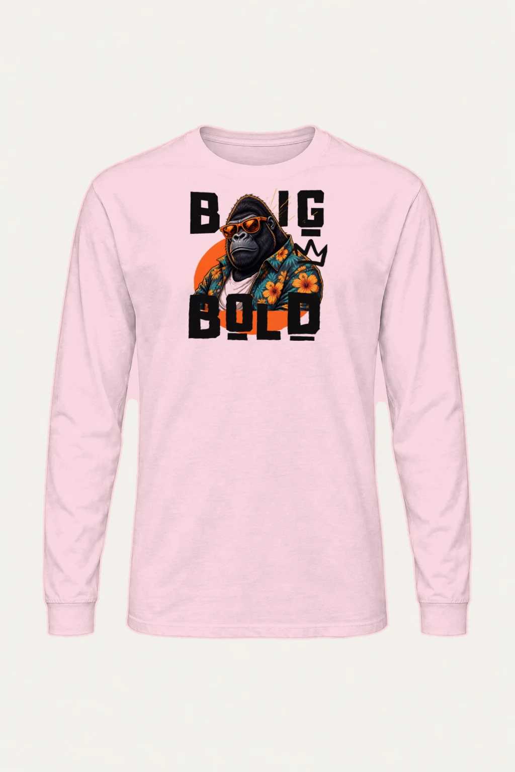 "Big Bold Gorilla" Unisex Longsleeve T-shirt | Gildan 2400